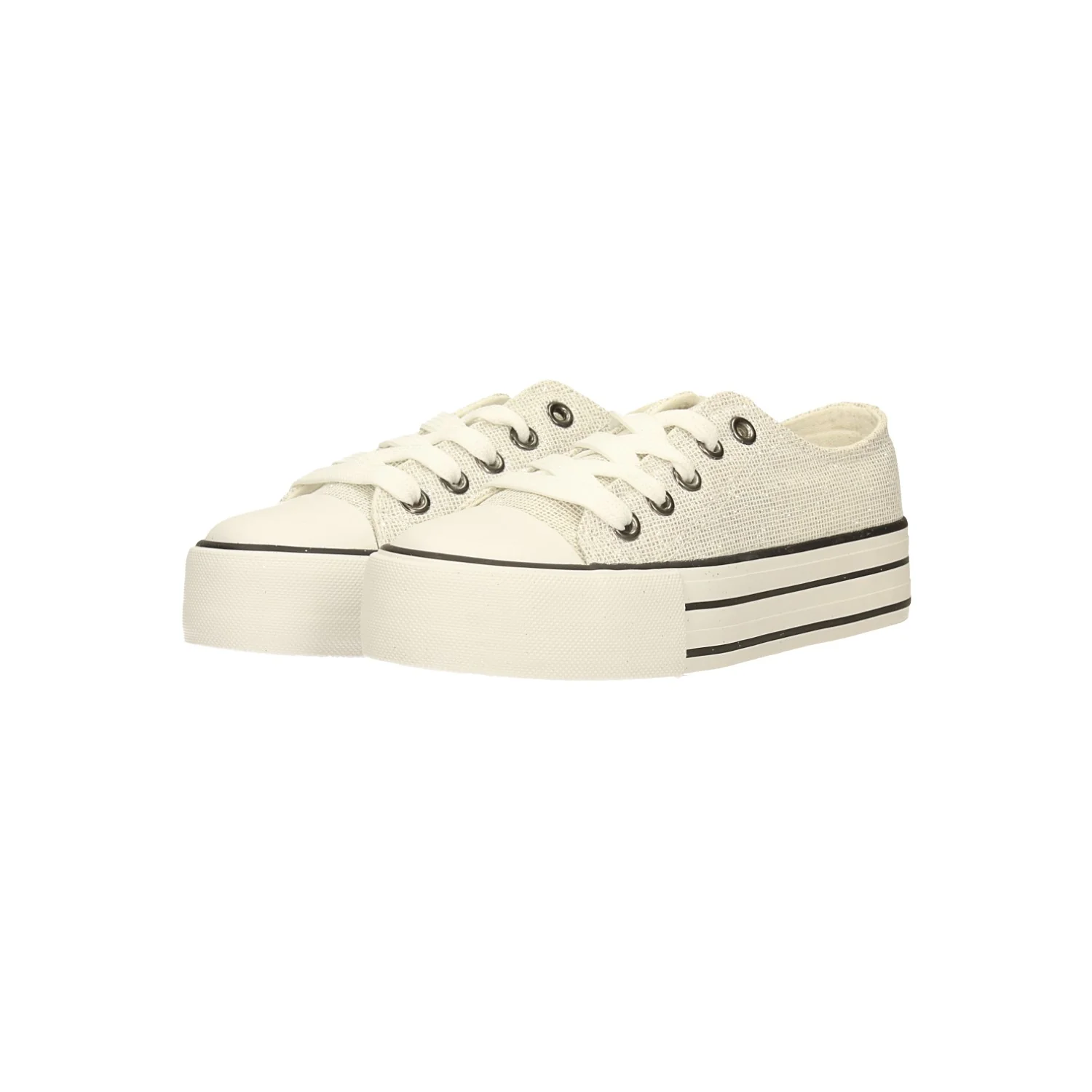 Sneakers platform con glitter - Image 2
