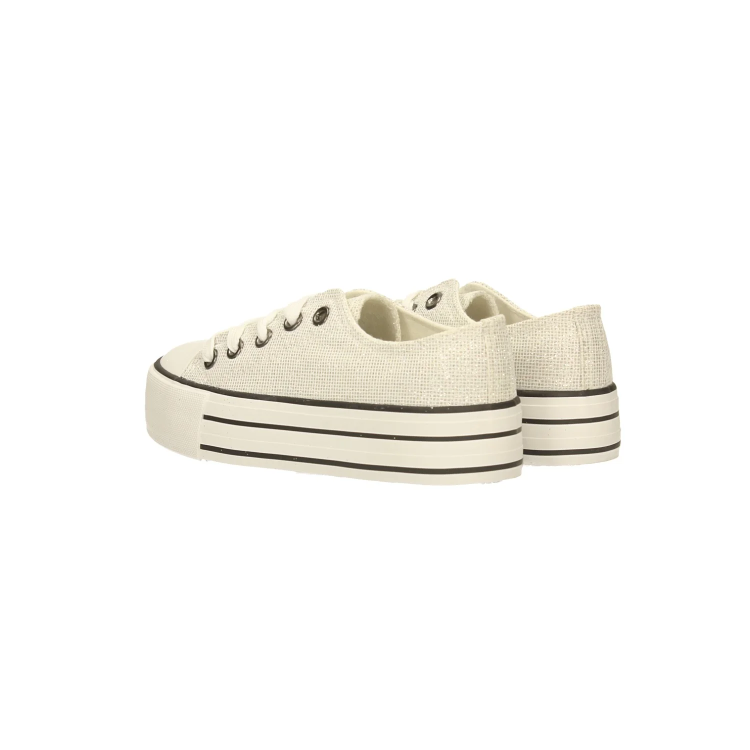 Sneakers platform con glitter - Image 4