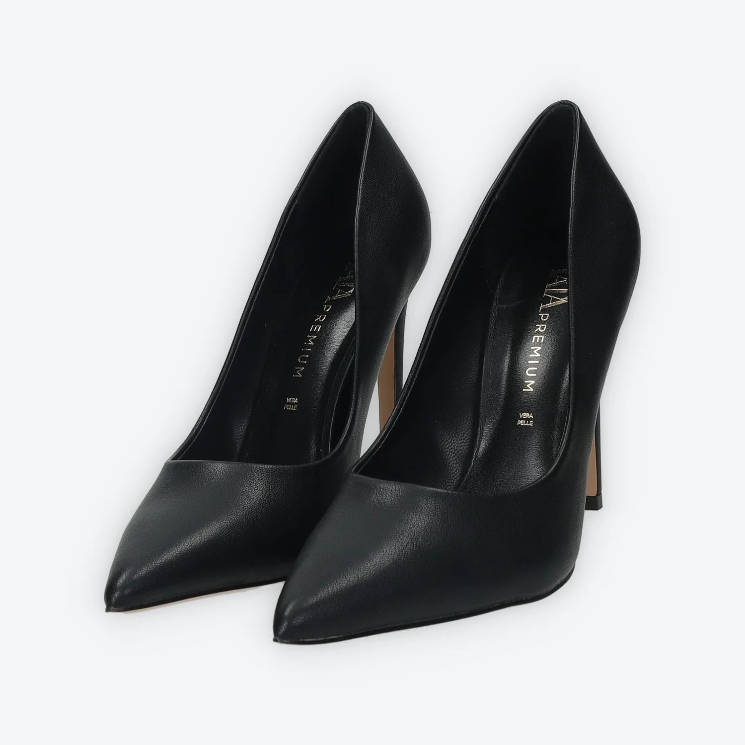 Décolleté con sottopiede in vera pelle.Tacco alto 10cm - Image 3