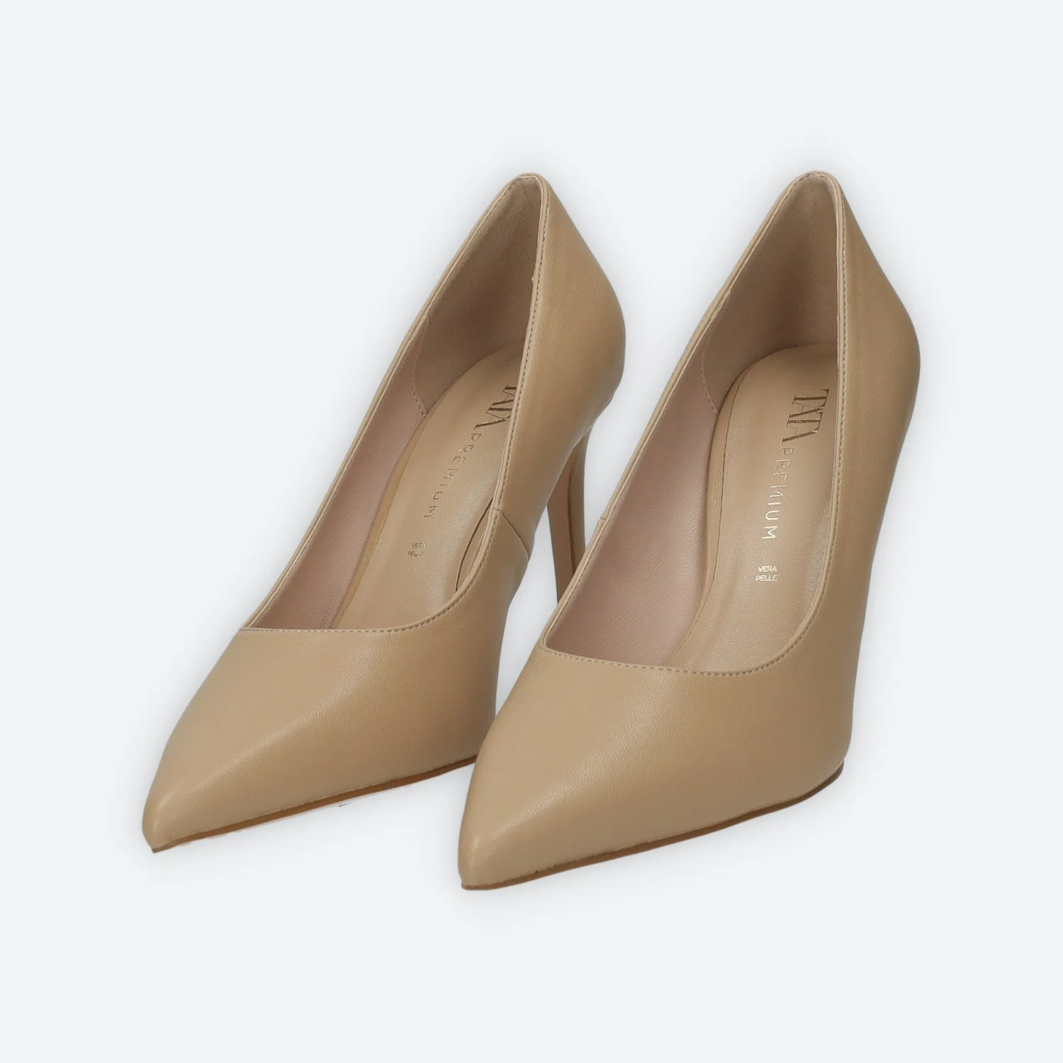 Décolleté con sottopiede in vera pelle.Tacco alto 10cm - Image 7