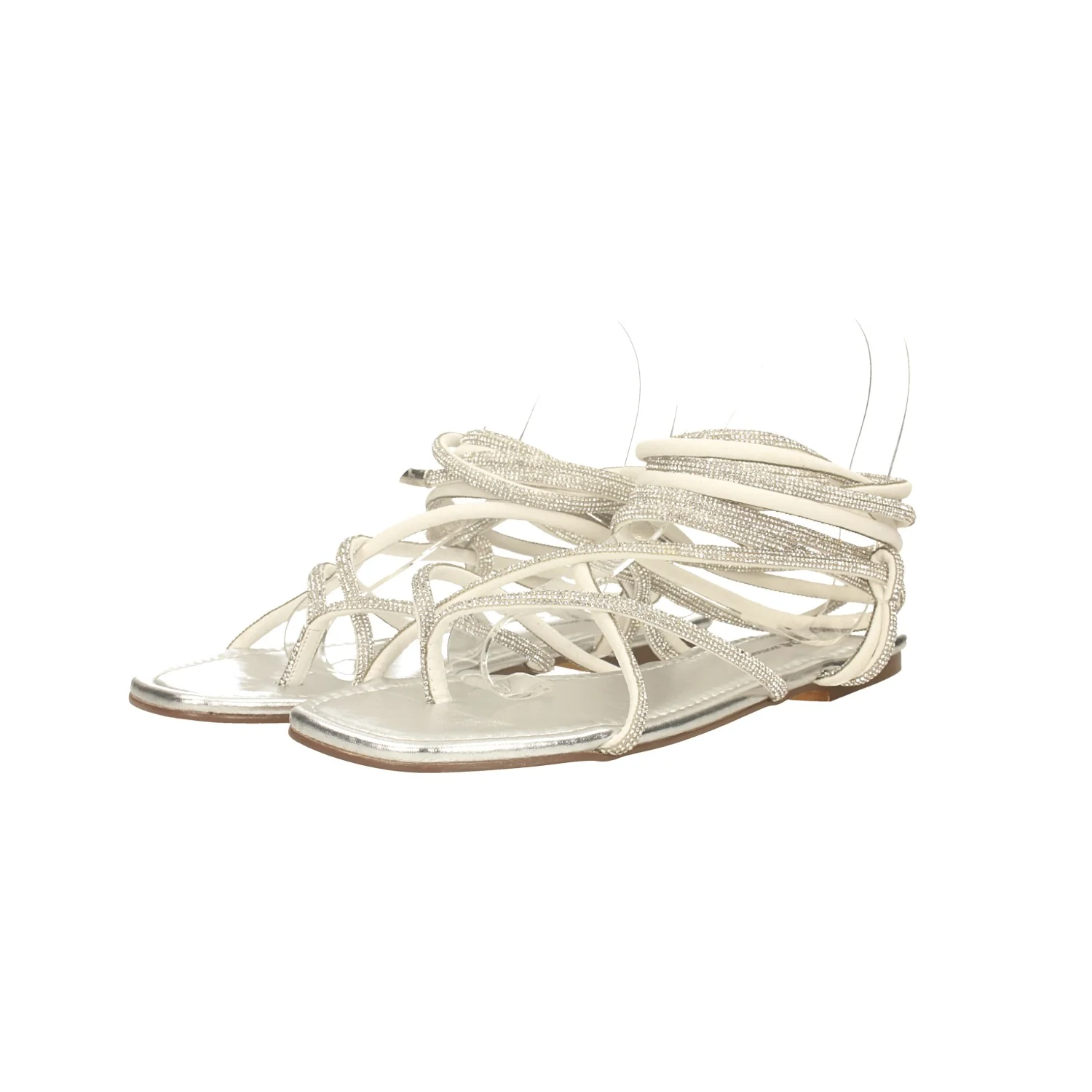 Sandali infradito alla schiava con strass - Image 14
