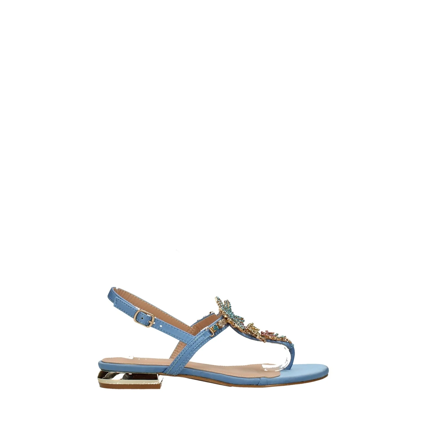 Sandali flat con strassati - Image 2