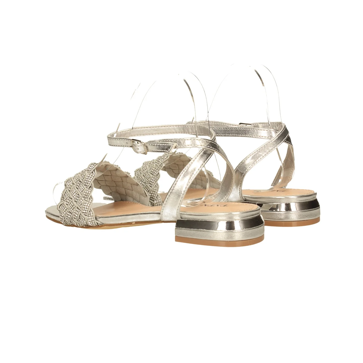 Sandali con strass. Tacco alto 1.5 cm - Image 4
