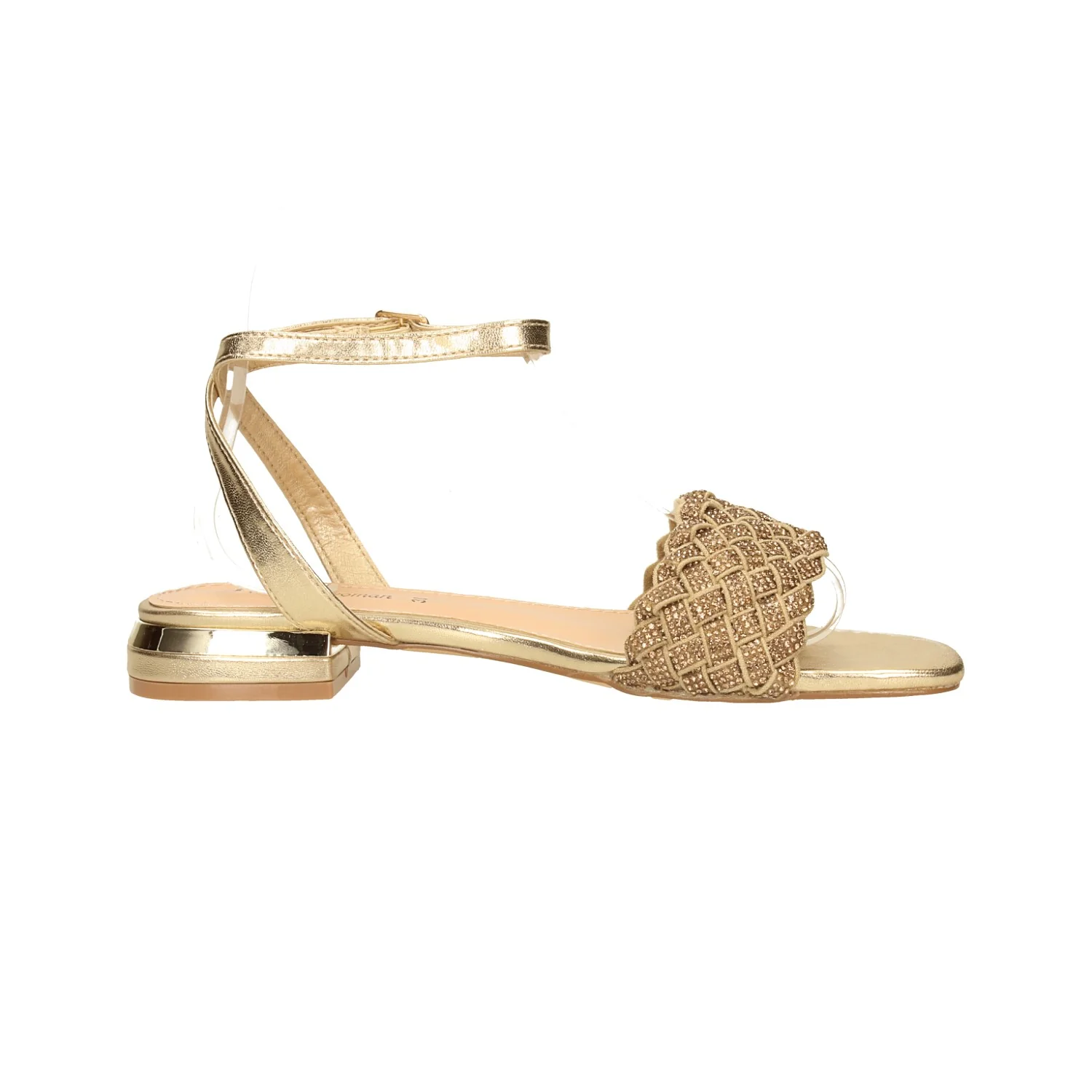 Sandali con strass. Tacco alto 1.5 cm - Image 7