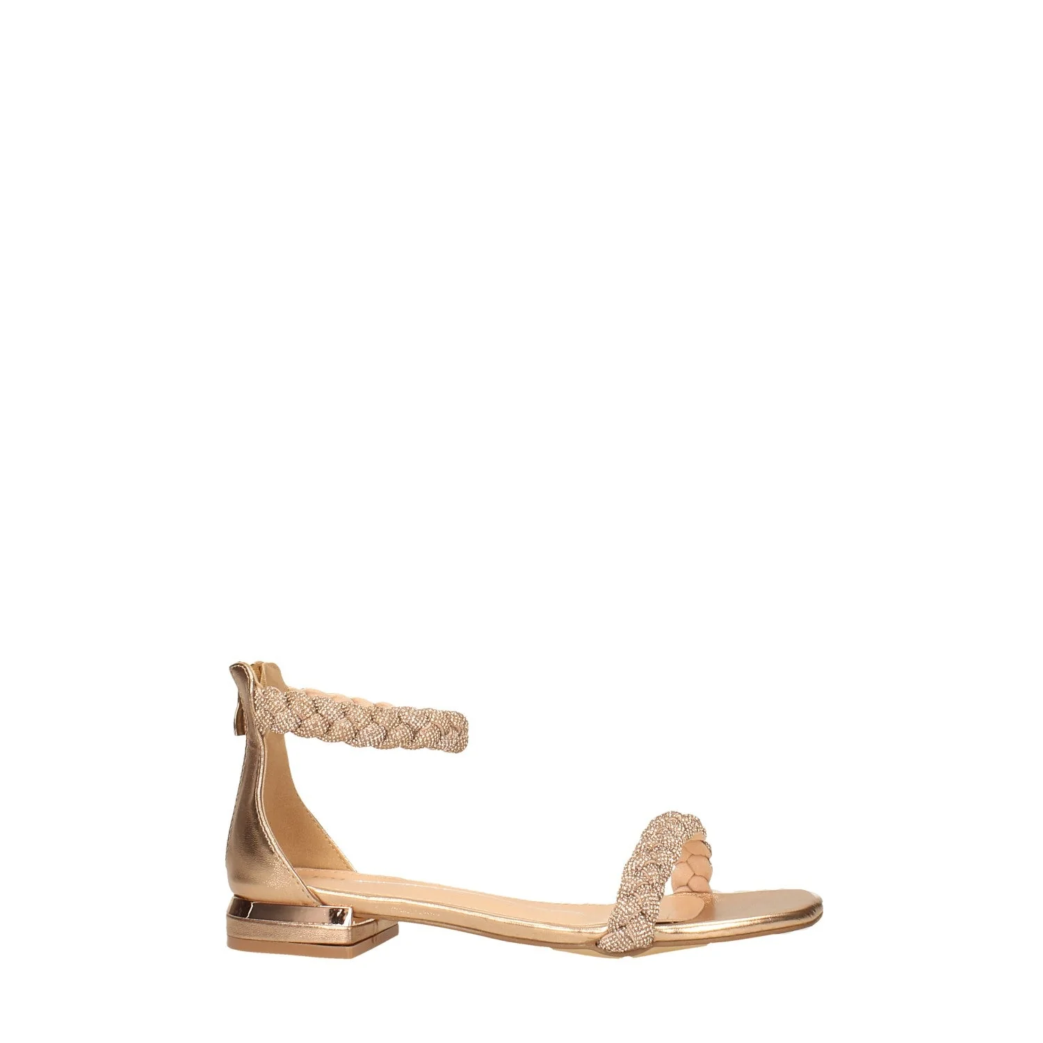 Sandali con strass. Tacco alto 2cm - Image 2