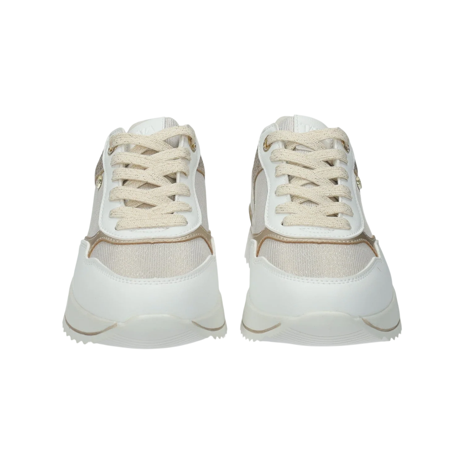 Sneakers con contrasto in glitter. - Image 3