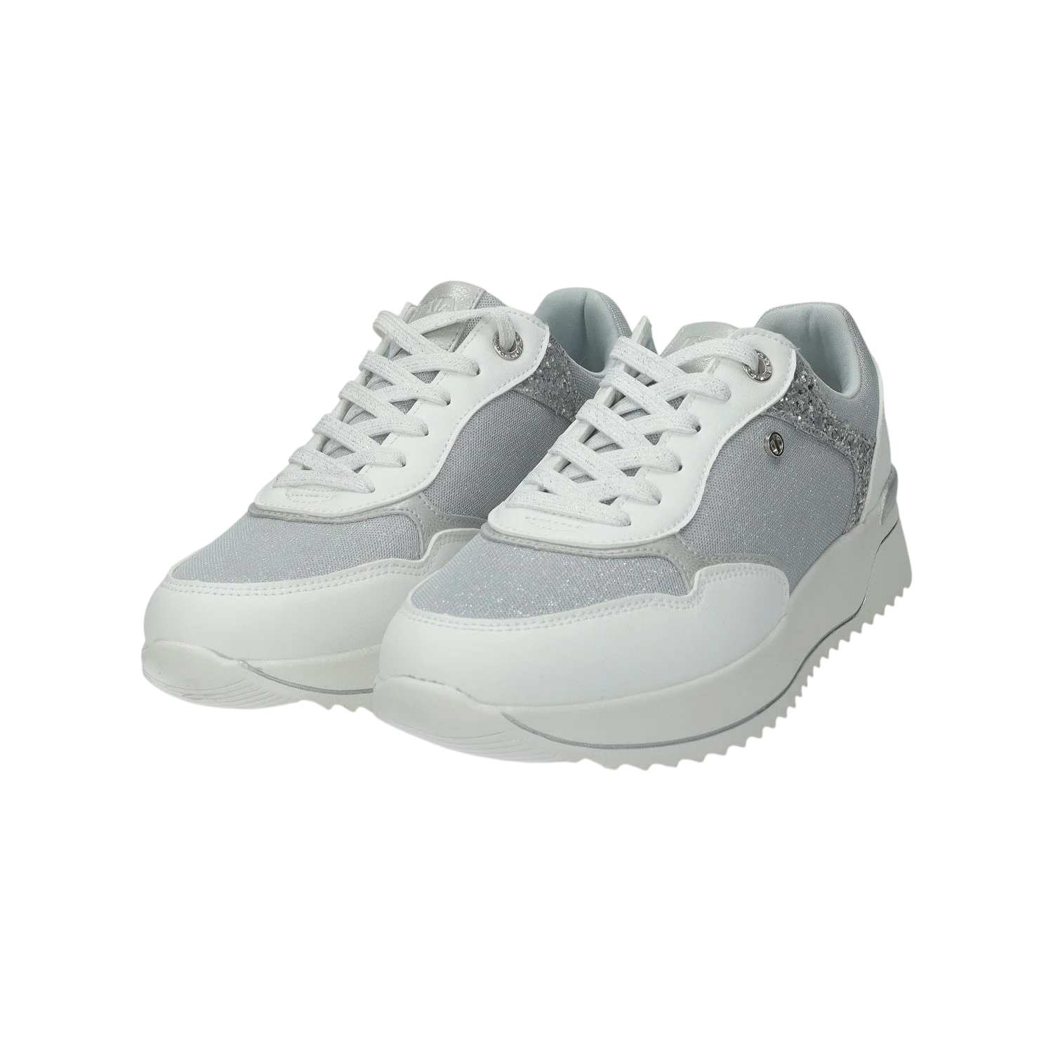 Sneakers con contrasto in glitter. - Image 8