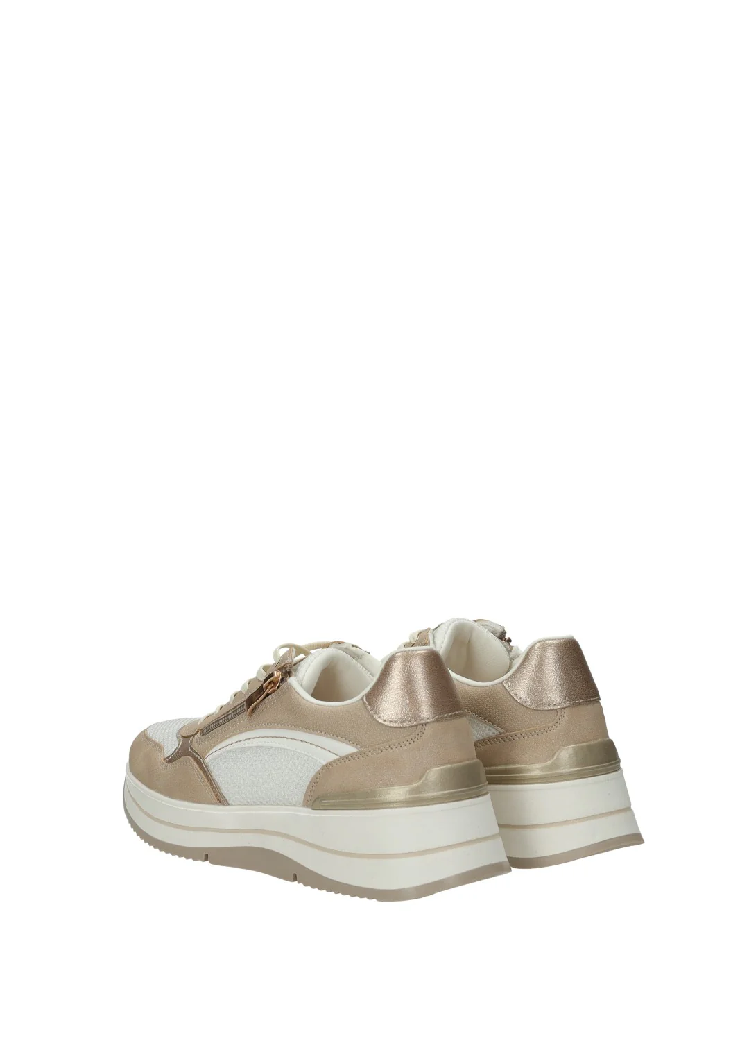 Sneakers donna white in PU/TEX fondo gomma - Image 7