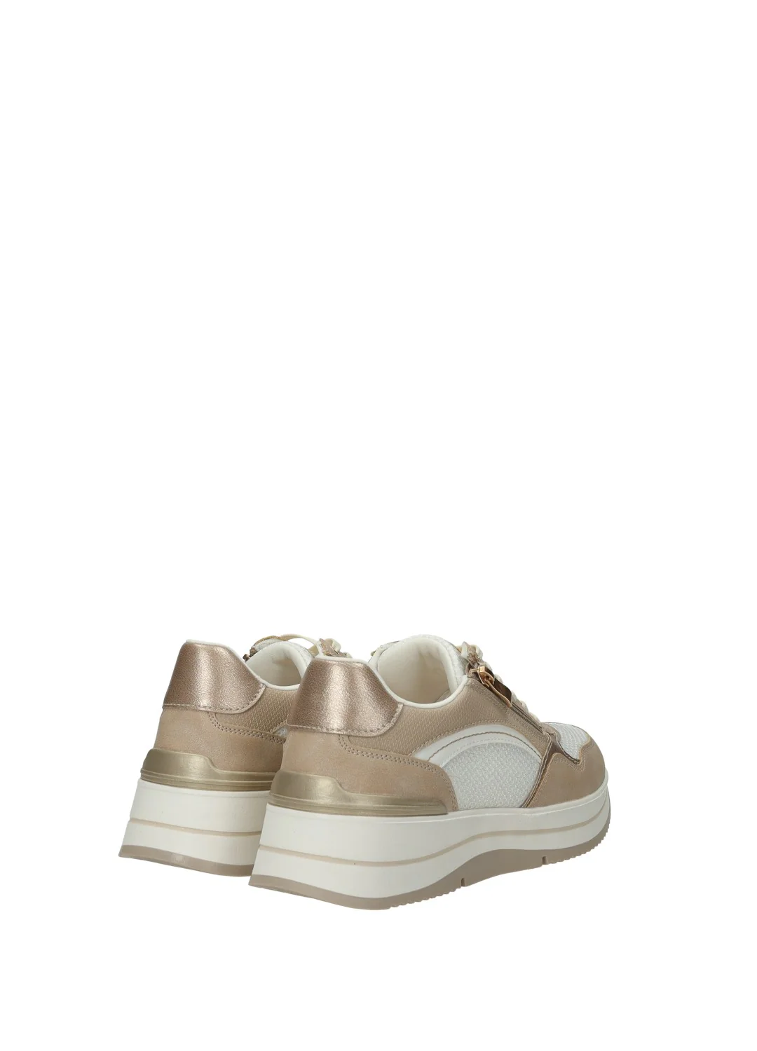 Sneakers donna white in PU/TEX fondo gomma - Image 8