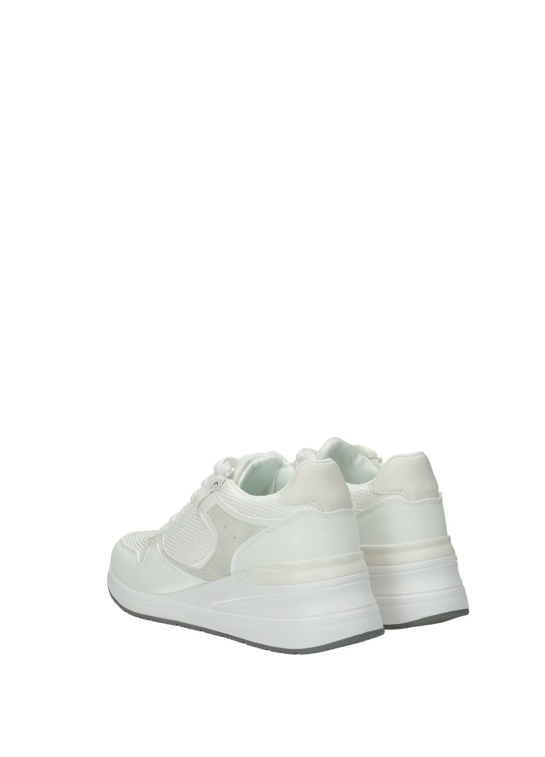 Sneakers donna white in PU/TEX fondo gomma - Image 7