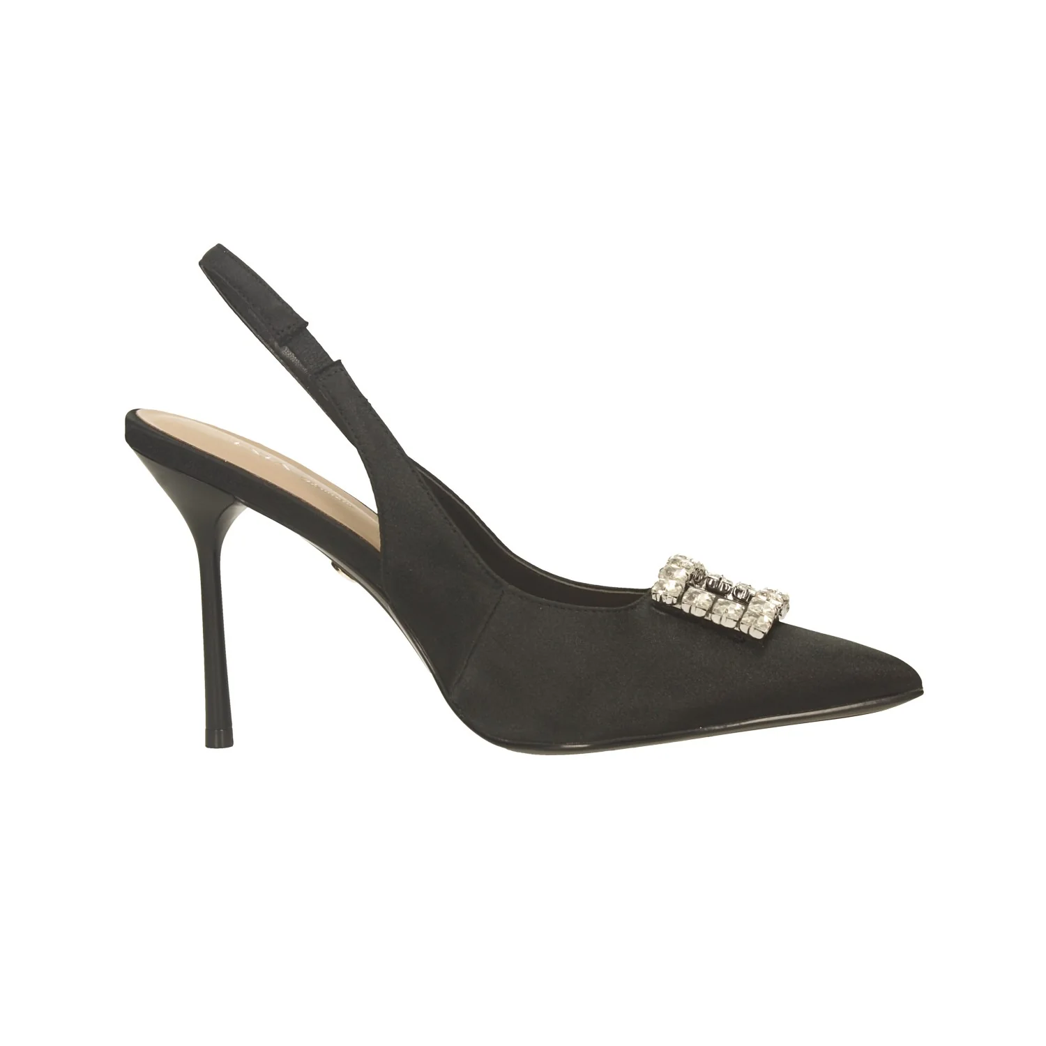 Décolleté slingback con gioiello. Tacco alto 9.5cm - Image 18