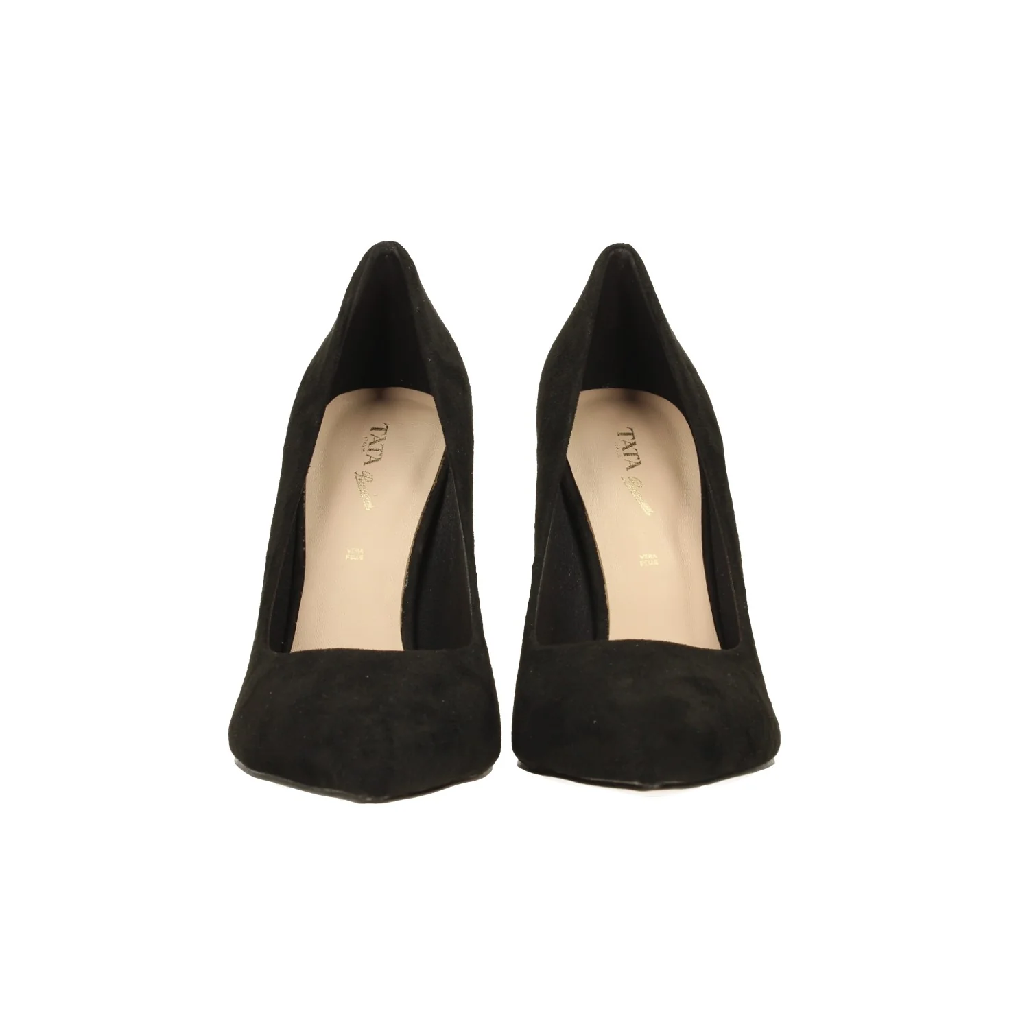 Pumps in microfibra con scollo tondo. Stiletto alto 11cm - Image 3