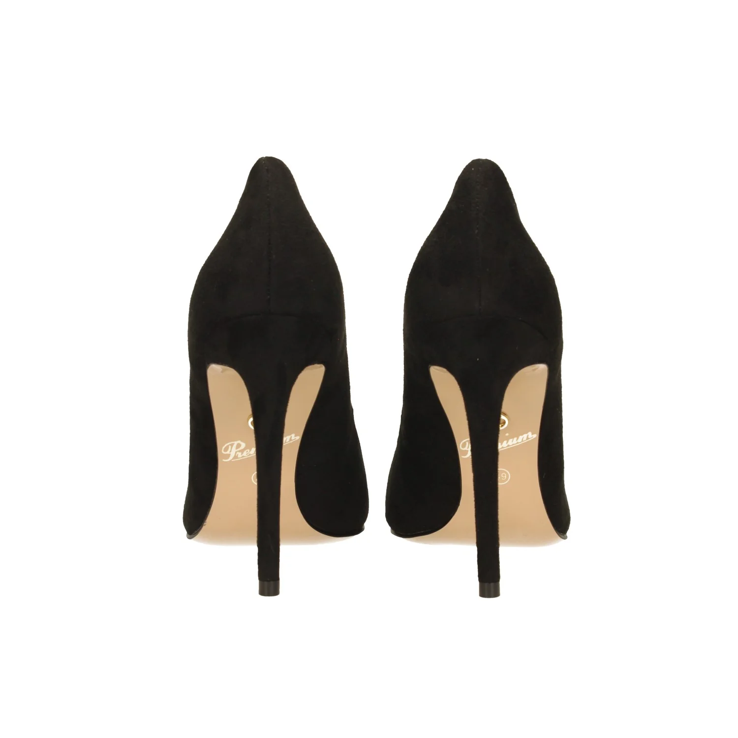 Pumps in microfibra con scollo tondo. Stiletto alto 11cm - Image 4
