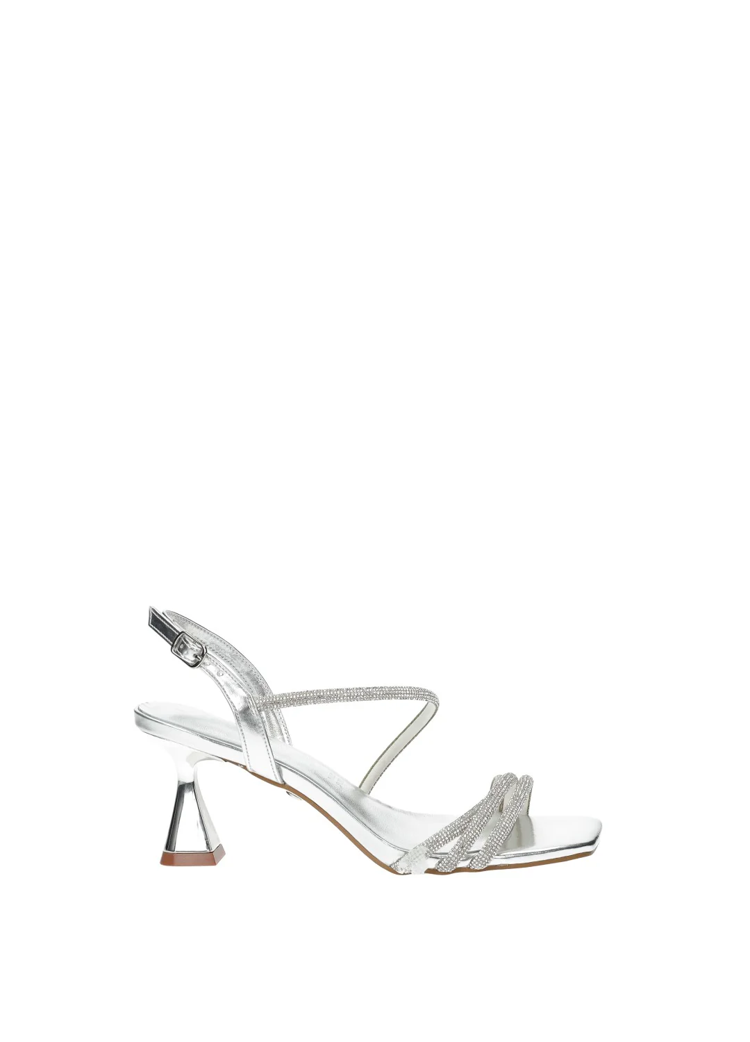 Sandali con listini strass