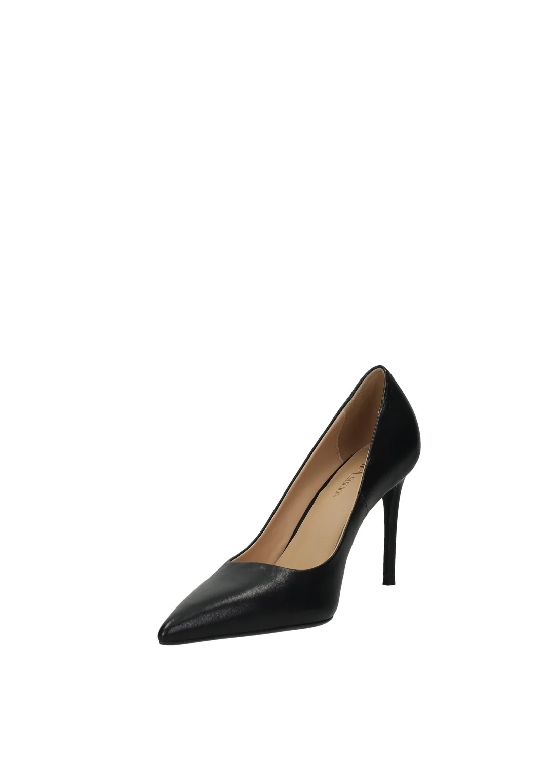 Décolleté donna in pelle con tacco alto - Image 4