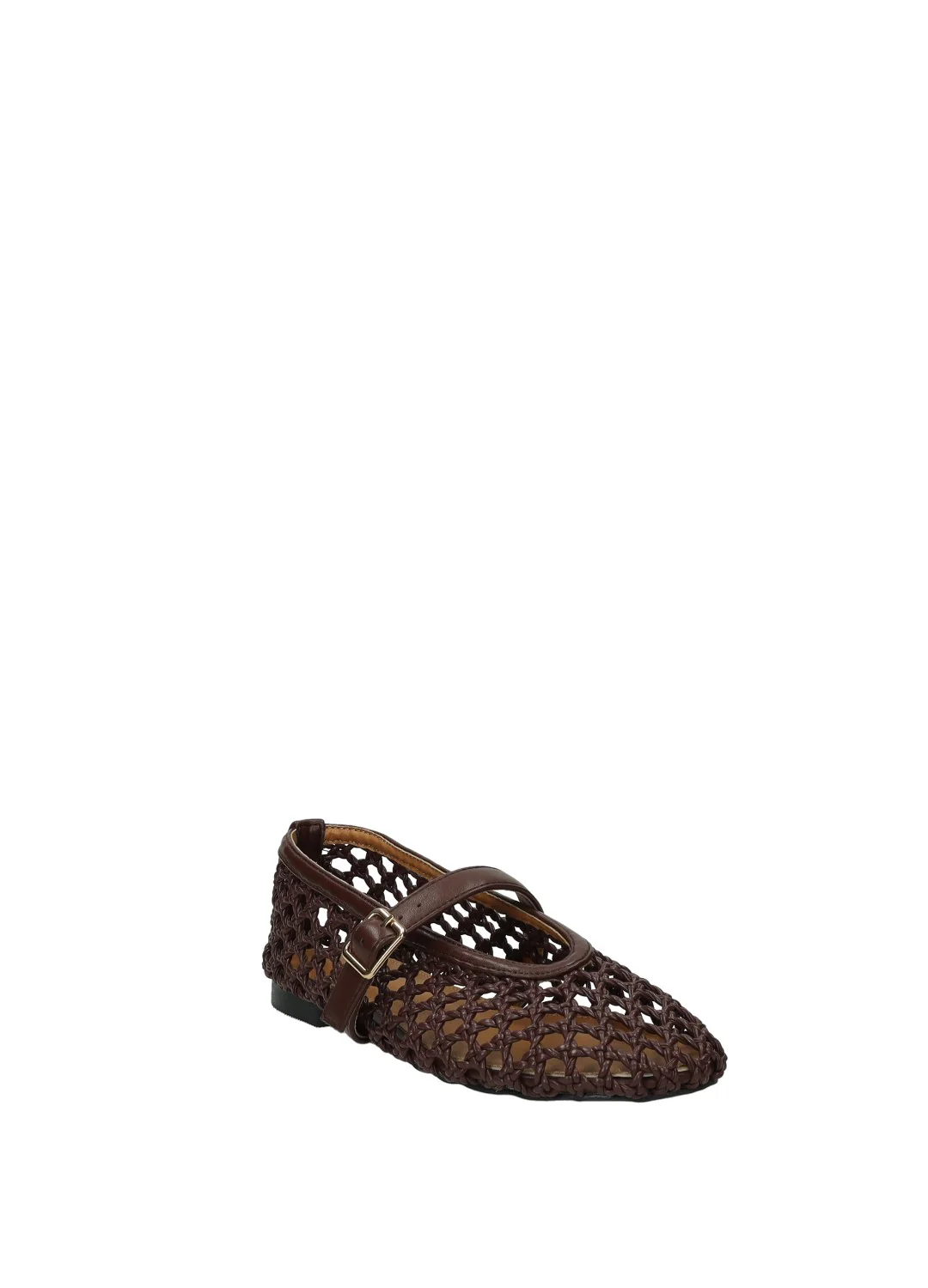 Ballerine donna in PU e tessuto con suola in gomma - Image 11