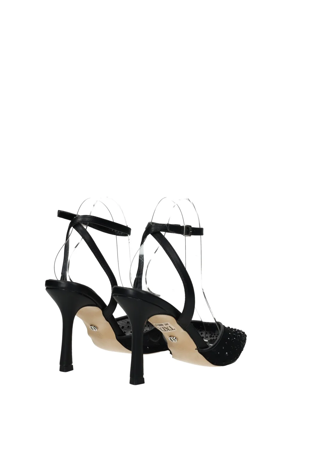 Décolleté slingback con lustrini - Image 4