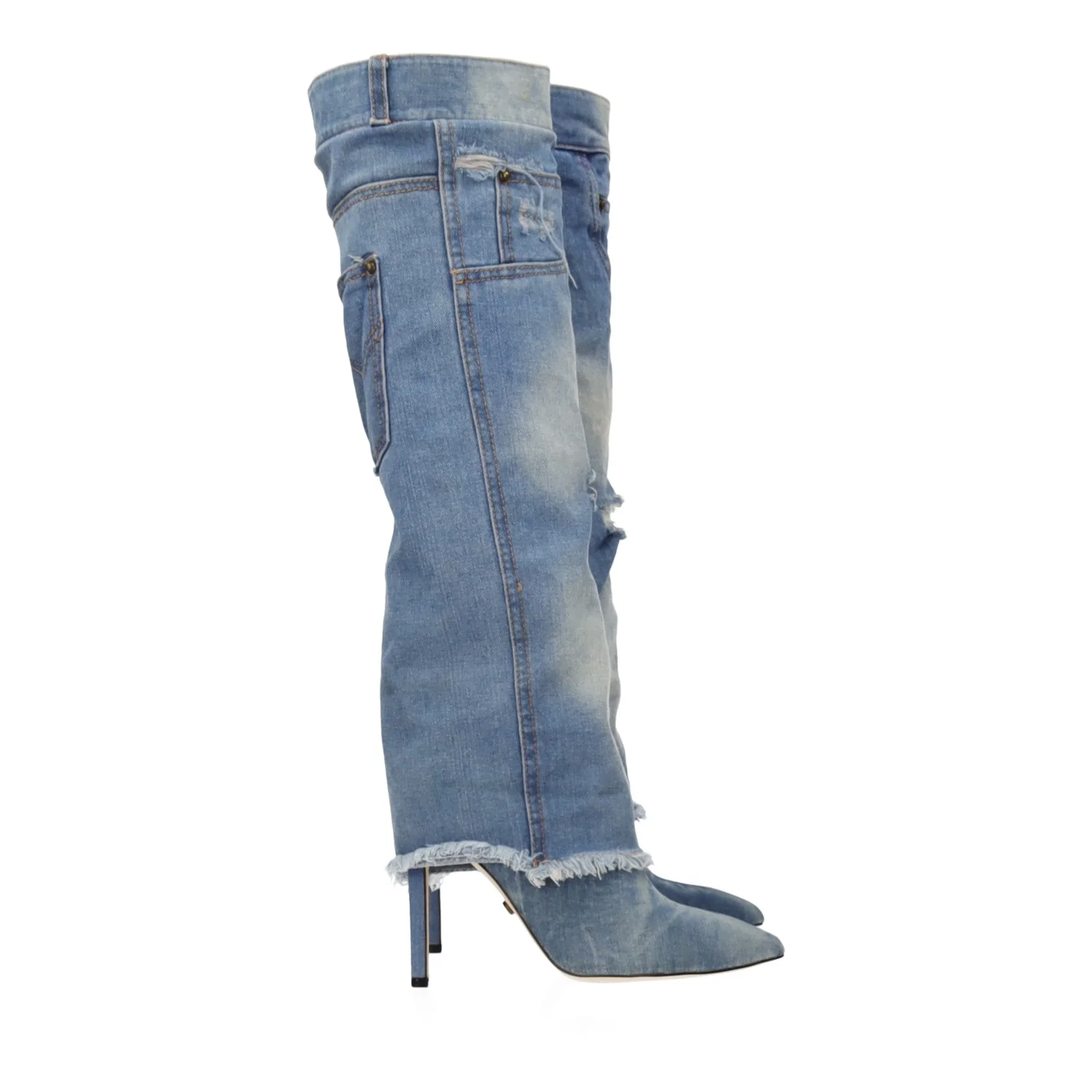 Stivali in Denim - Image 6
