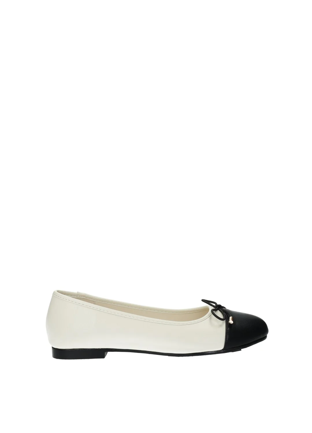 Ballerine con puntina a contrasto