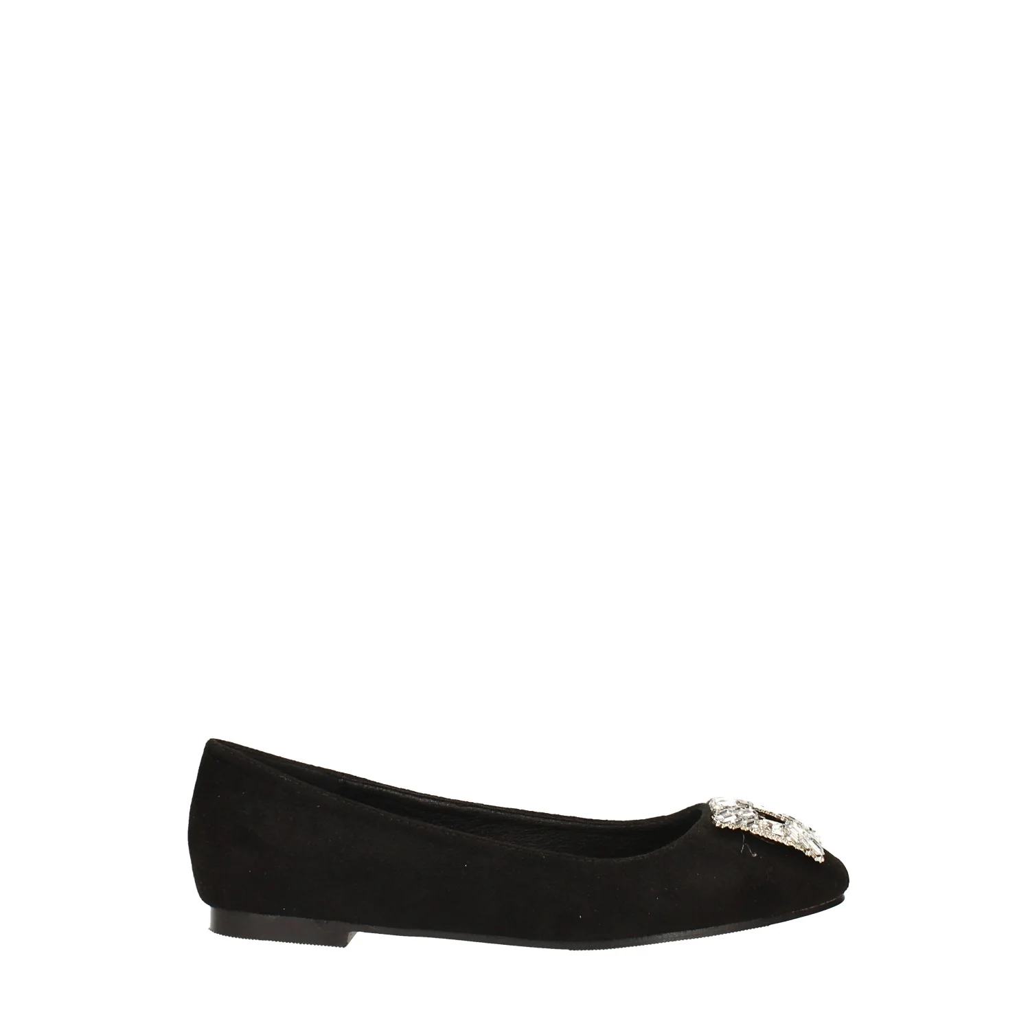 Ballerine scamosciate con pietre