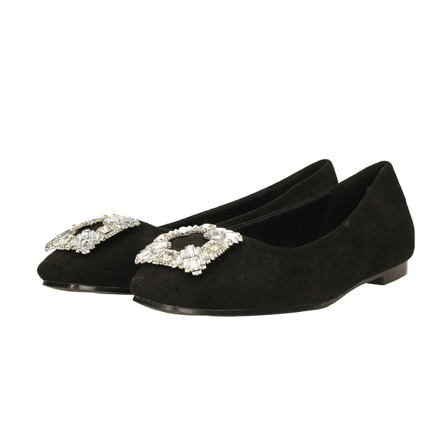 Ballerine scamosciate con pietre - Image 2