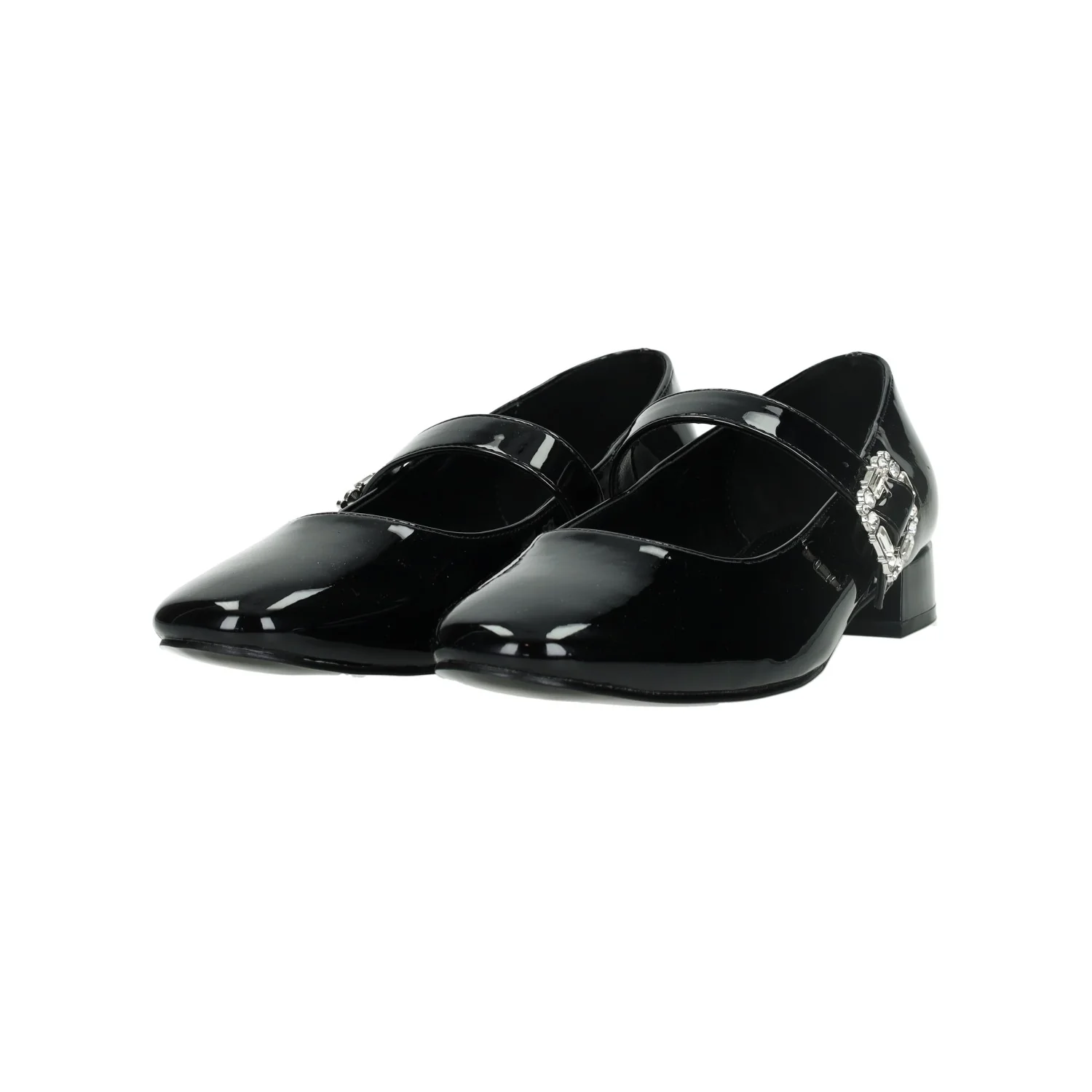 Ballerine con cinturino in strass.Tacco alto 3 cm - Image 2