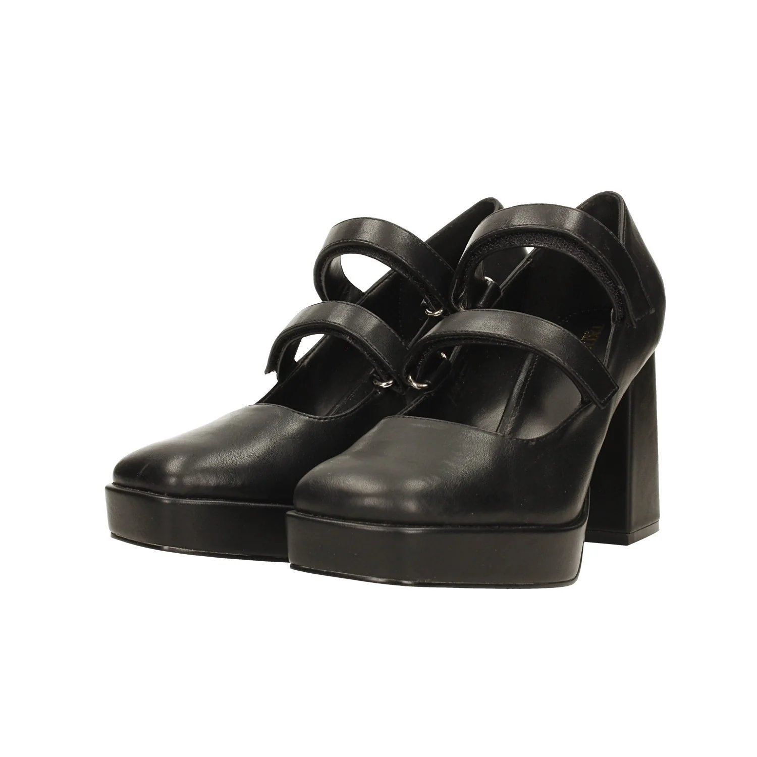 Décolleté con punta squadrata e doppio cinturino. Tacco alto 9cm - Image 2