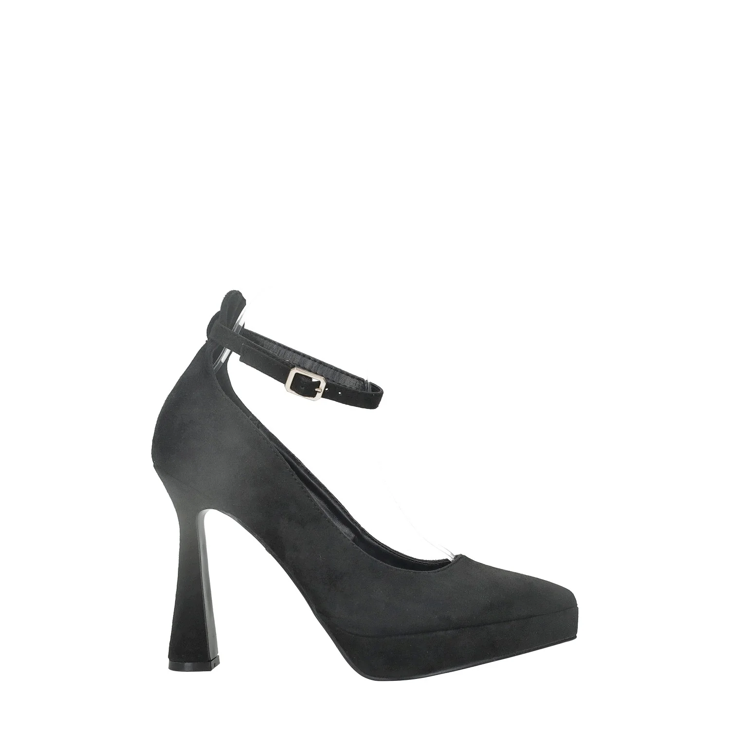 Décolleté con cinturino. Tacco alto 12cm