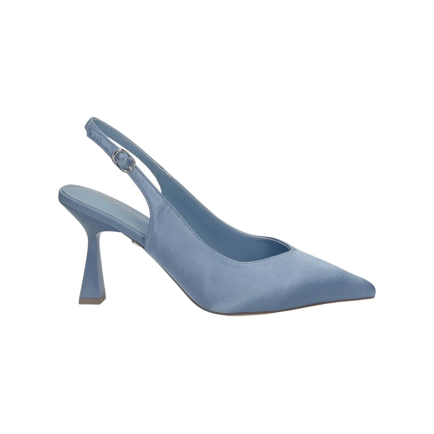 Décolleté in raso. Tacco alto 6cm