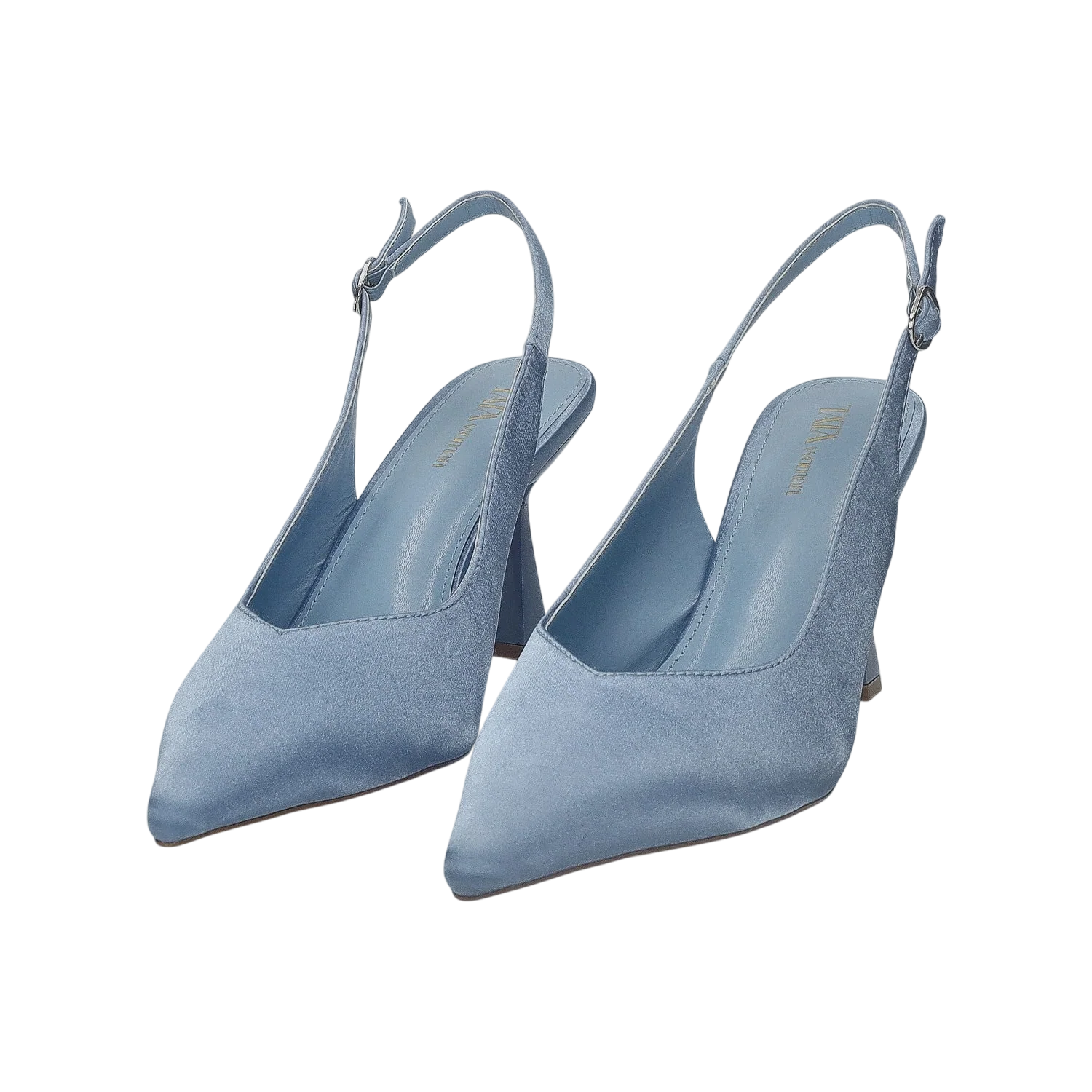 Décolleté in raso. Tacco alto 6cm - Image 2