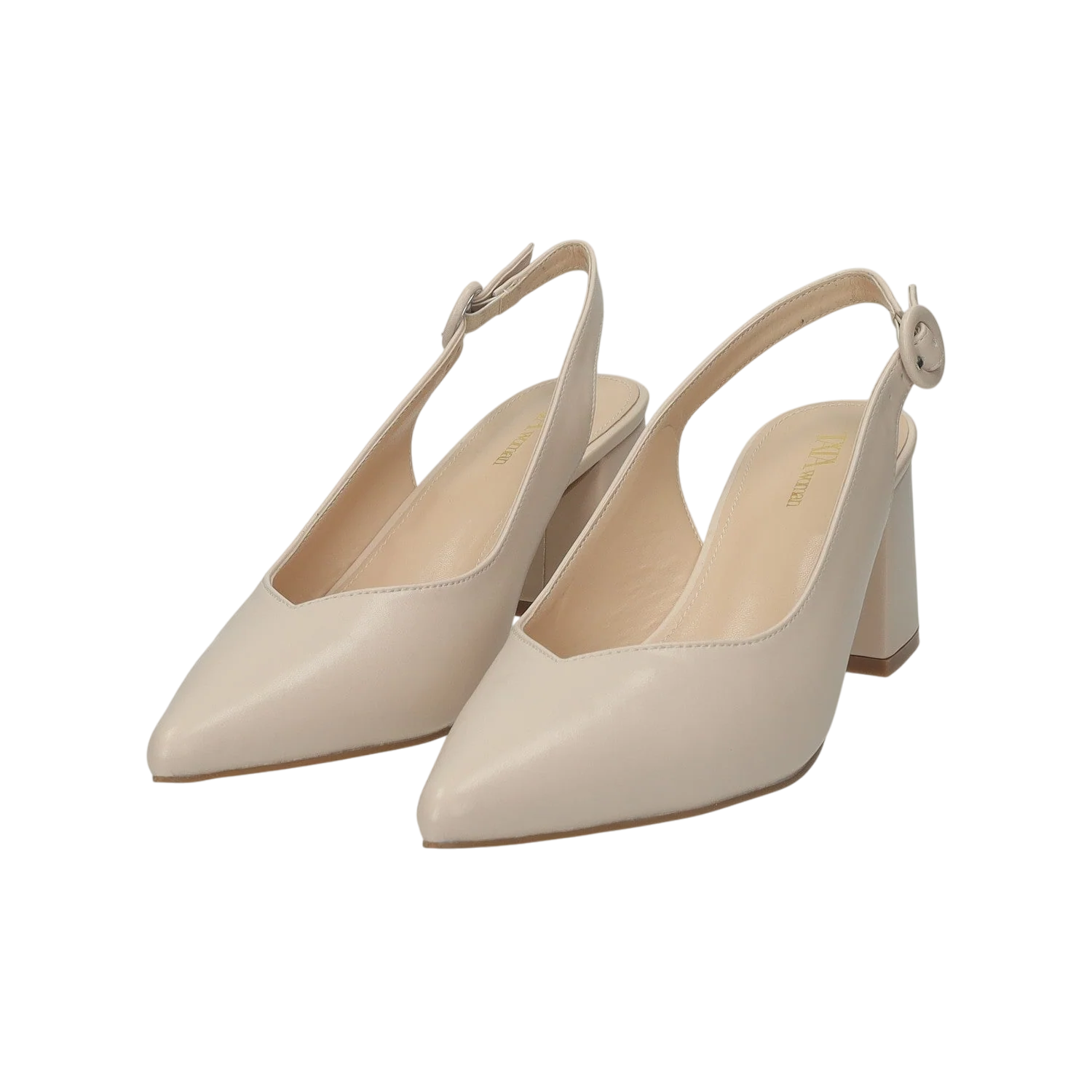 Décolleté sling back con cinturino. Tacco alto 6cm - Image 9