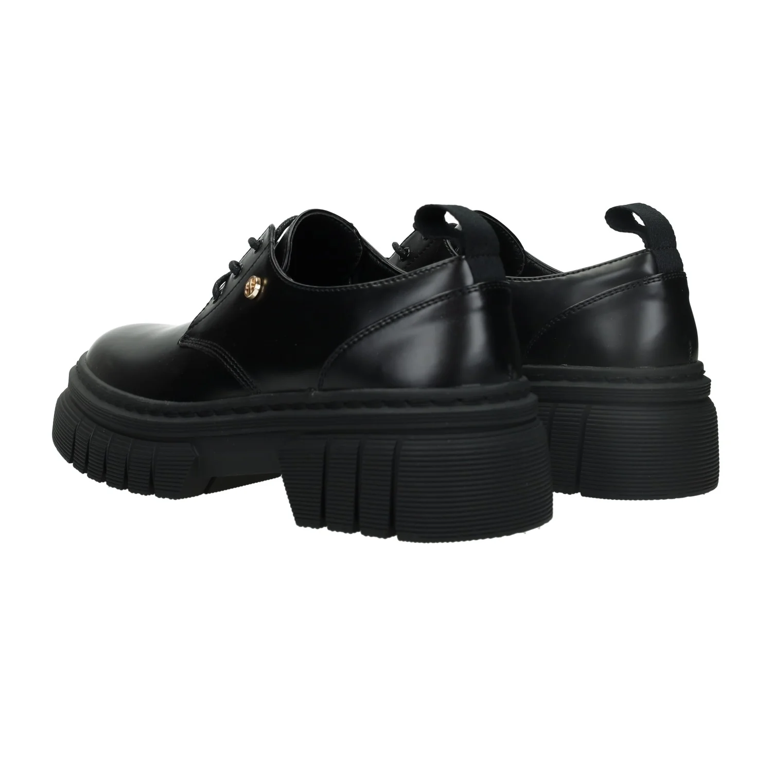 Derby con suola carrarmato.Tacco alto 4cm - Image 6