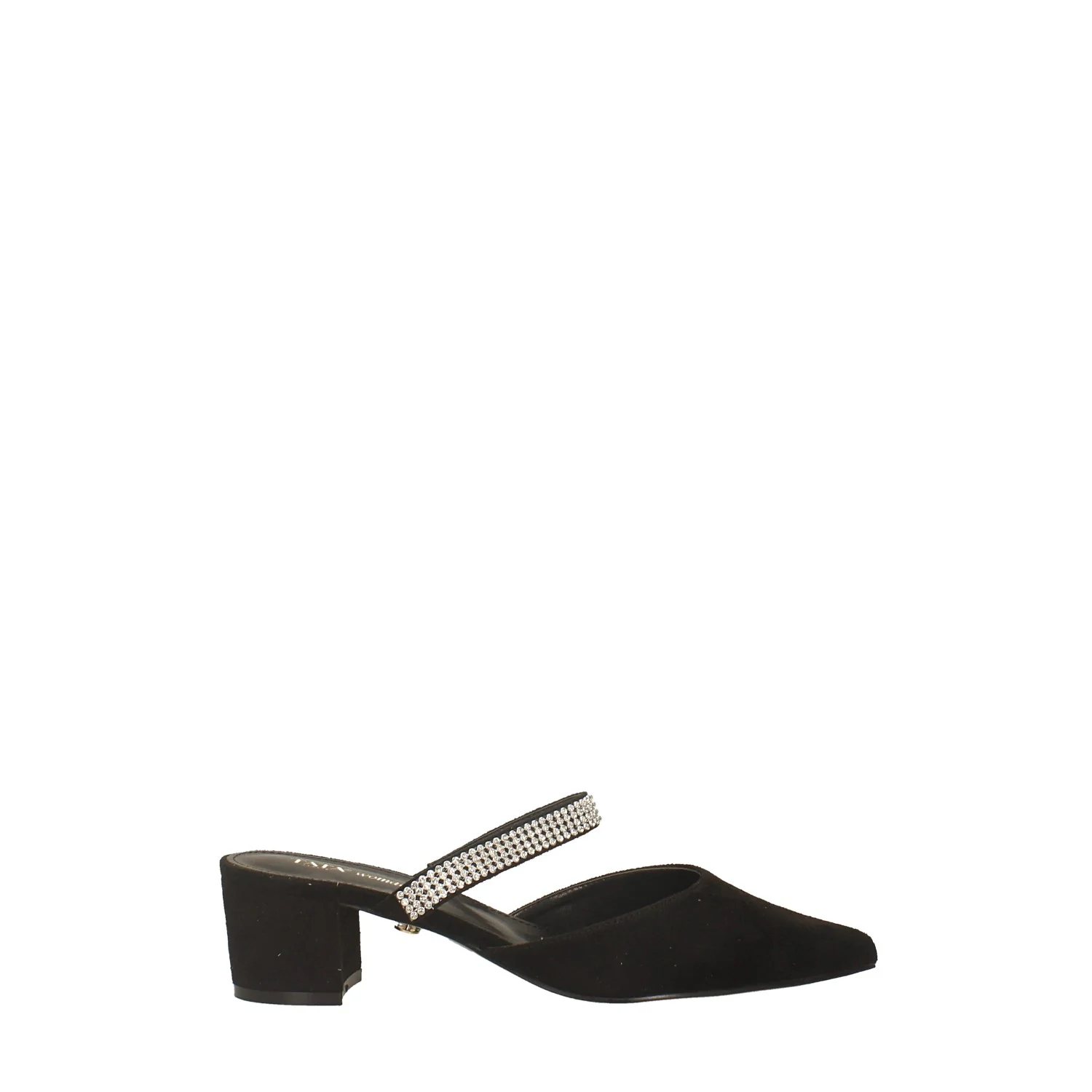Sabot con cinturino in microstrass. Tacco alto 5cm - Image 2
