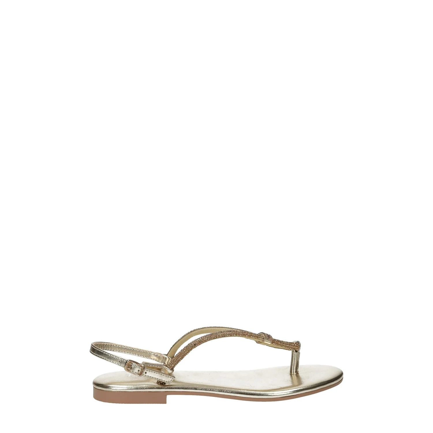 Sandali flat con dettaglio listini in strass. - Image 7