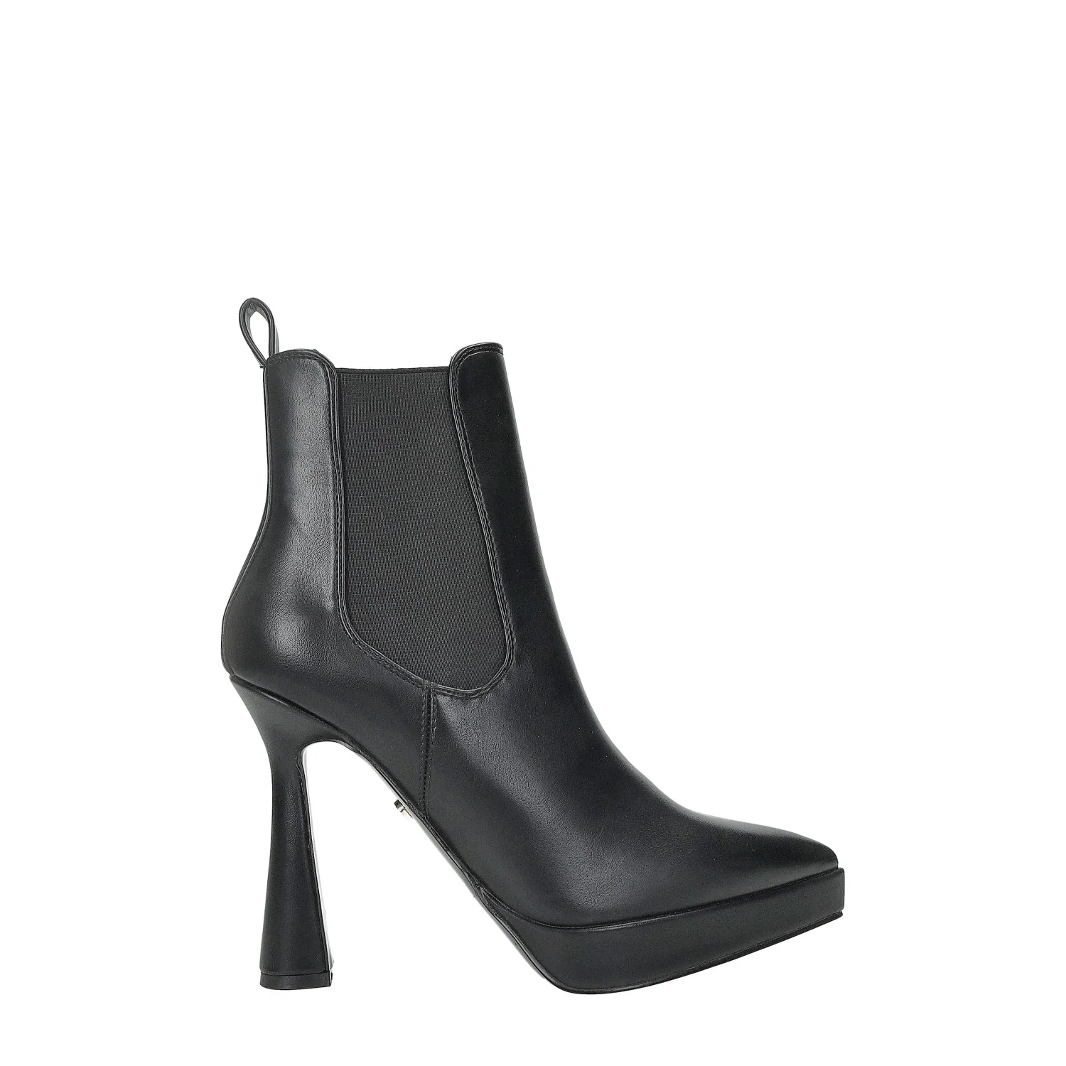 Stivaletti con dettagli stretch.Tacco alto 12cm