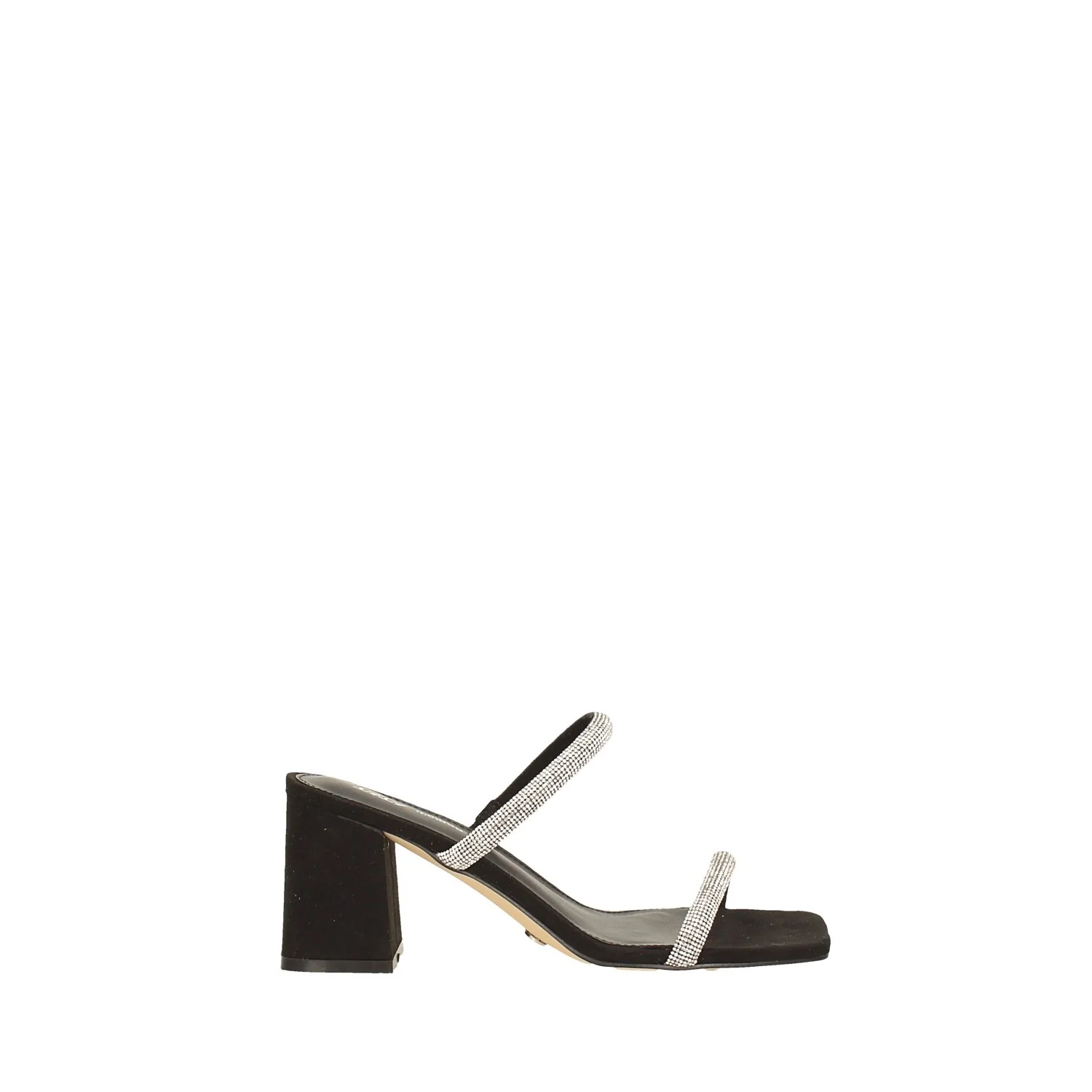 Mules con doppio listino tempestato di strass. Tacco alto 7cm - Image 9