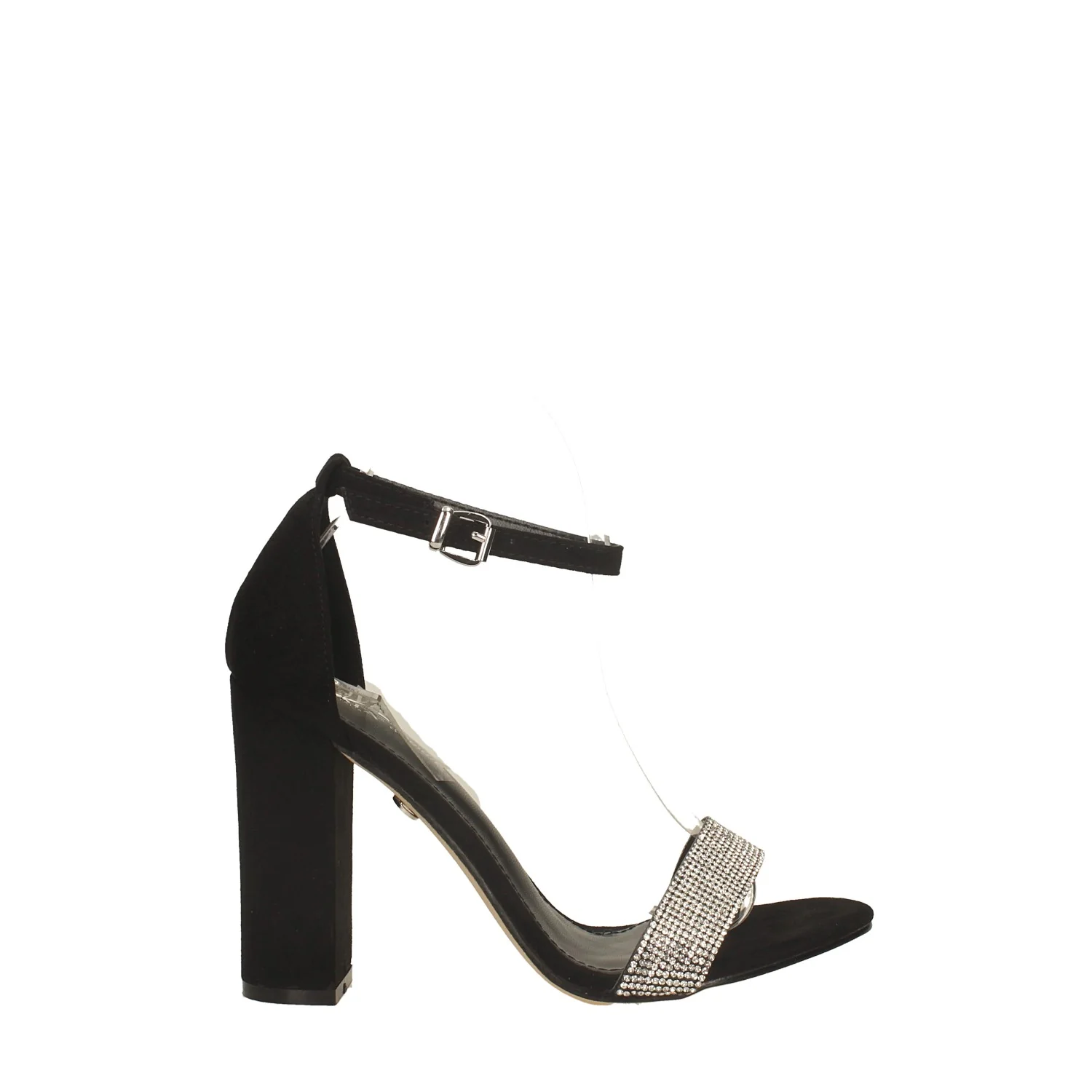Sandali con strass. Tacco alto 10cm