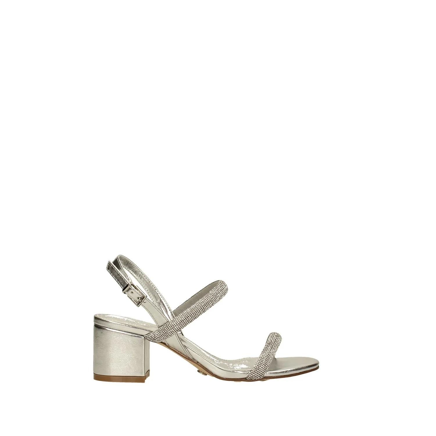Sandali con due fasce e strass. Tacco alto 6cm - Image 11