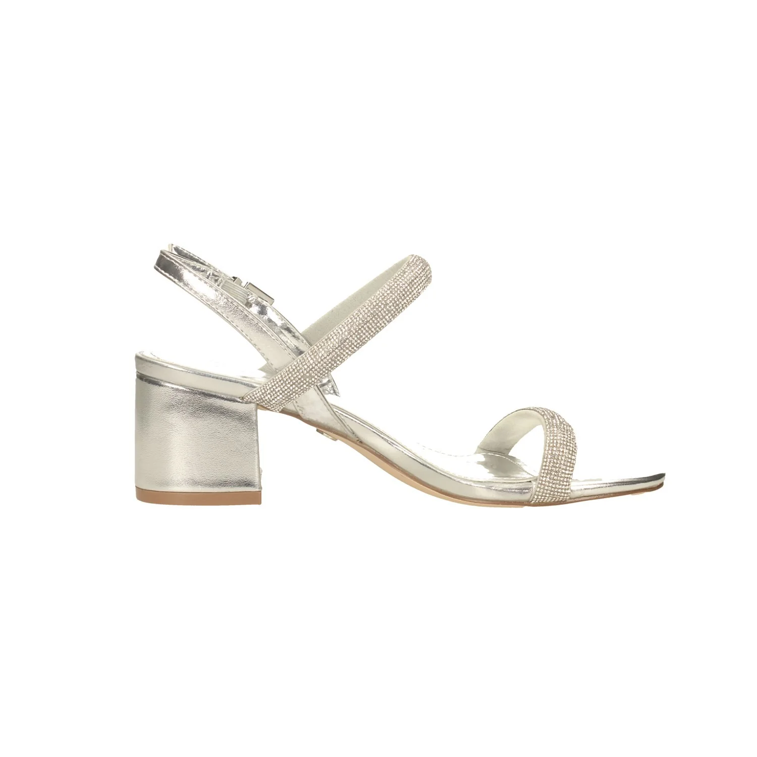 Sandali con due fasce e strass. Tacco alto 6cm - Image 13
