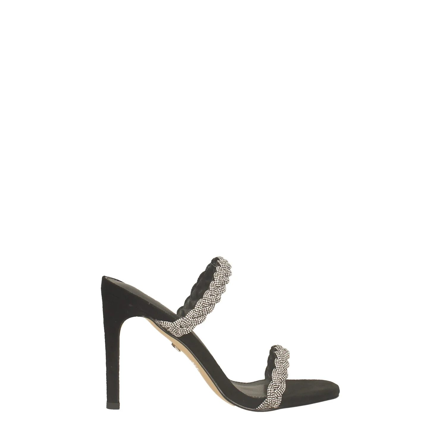 Sandali con strass. Tacco alto 11cm