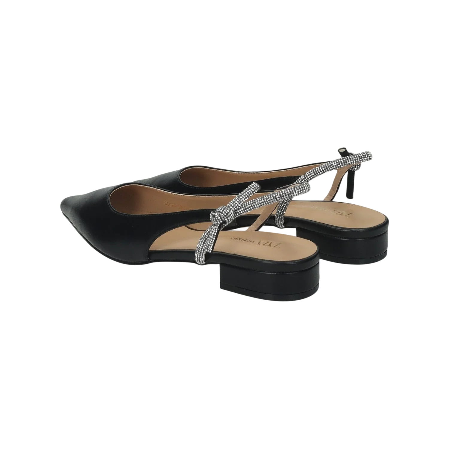 Ballerine con cinturino in strass.Tacco alto 2cm - Image 5