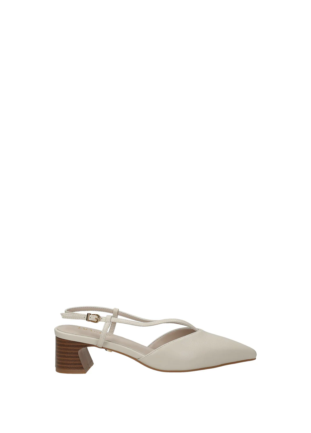 Décolleté slingback donna in PU tacco basso - Image 5