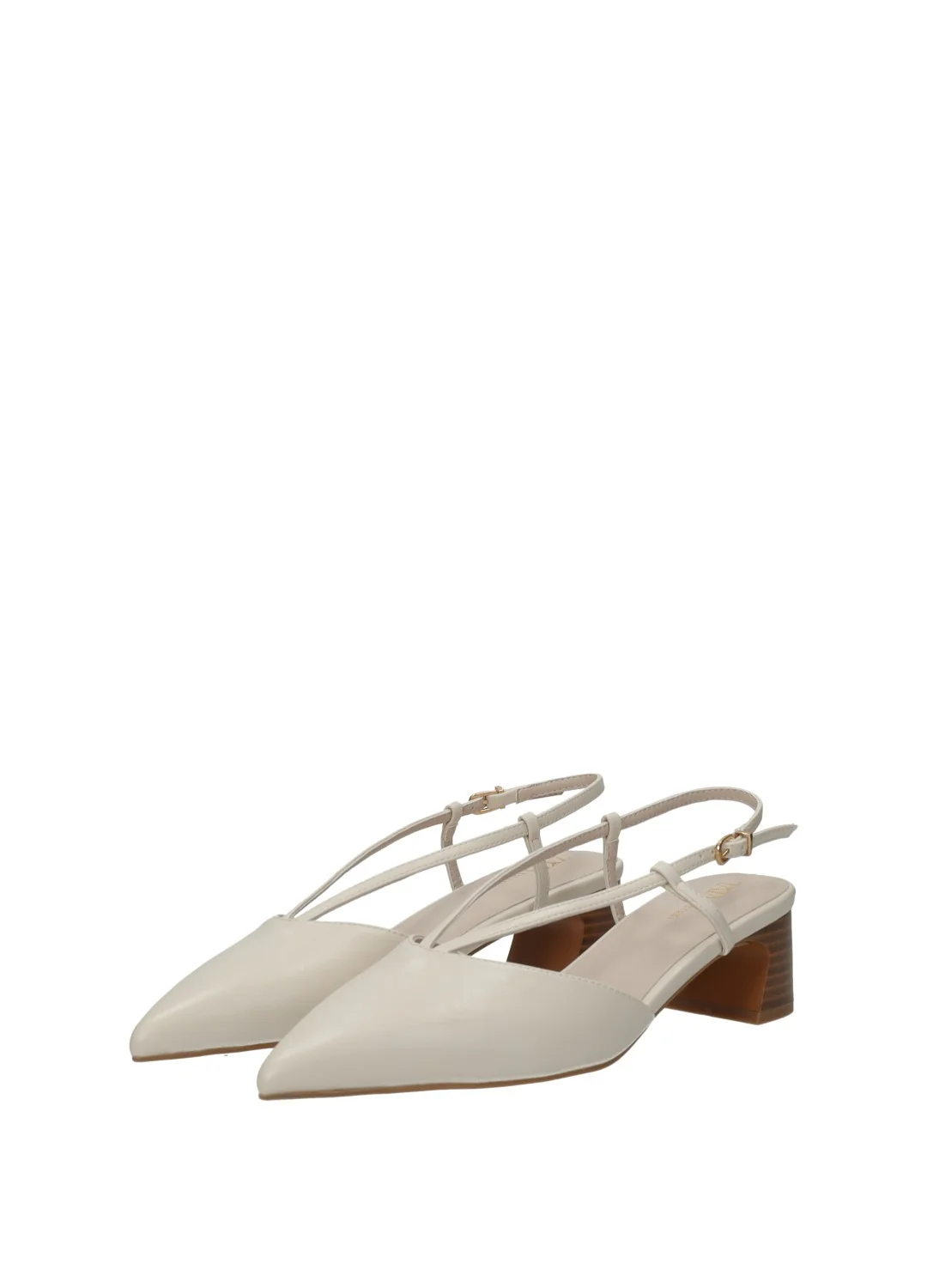 Décolleté slingback donna in PU tacco basso - Image 7