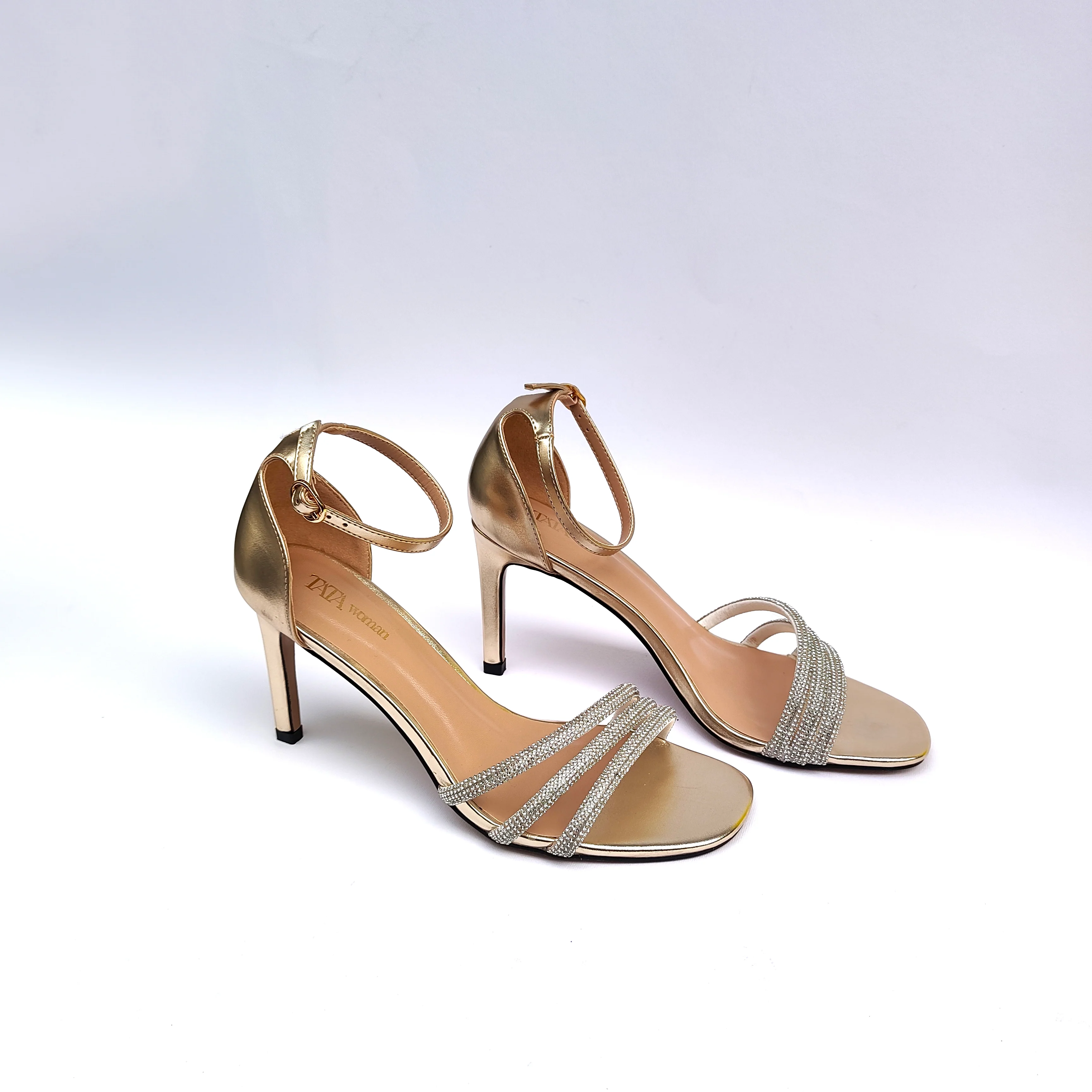 Sandali con listini in strass.Tacco alto 10cm - Image 14
