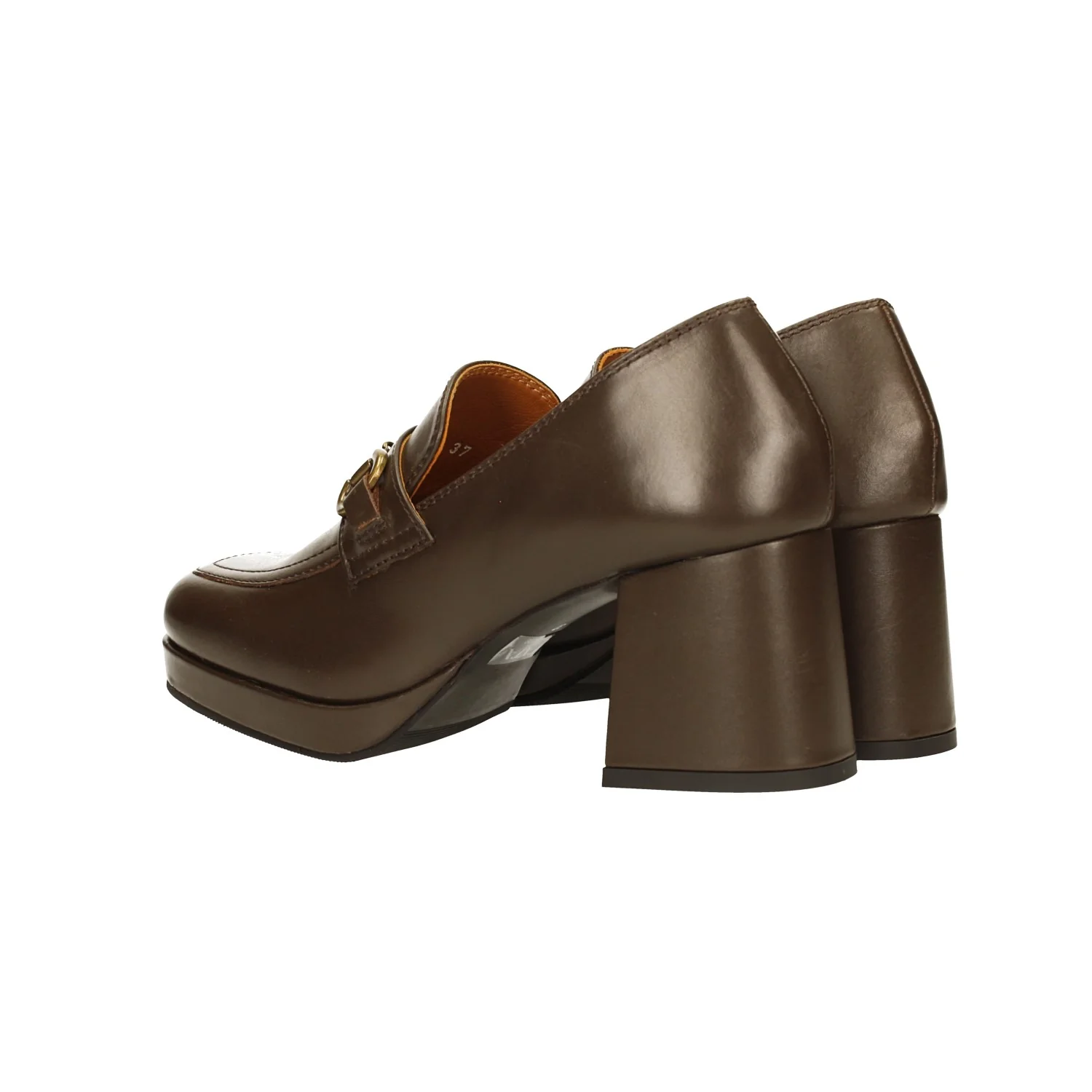 Pumps mocassino in vera pelle. Tacco alto 7cm - Image 12