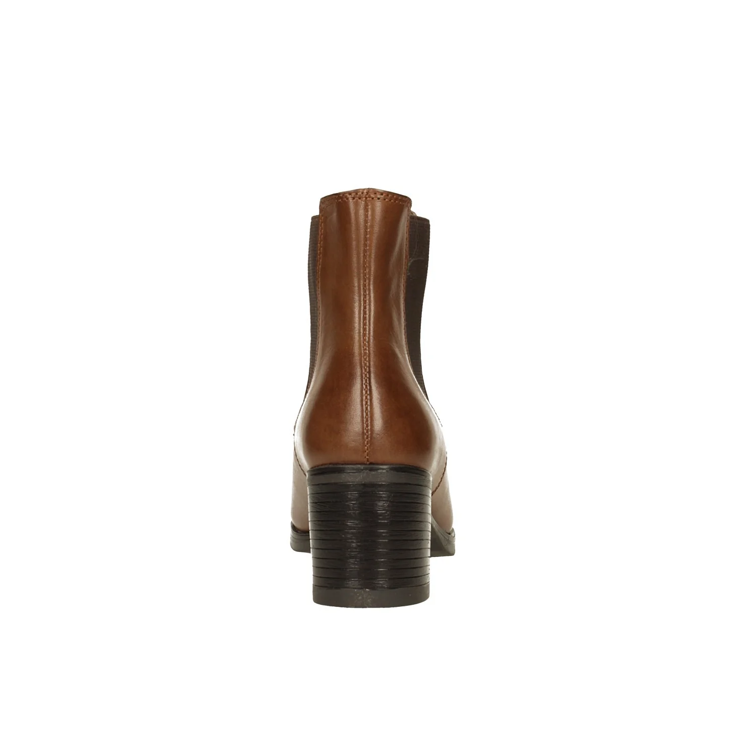 Stivaletti in vera pelle con tacco largo alto 6cm - Image 4
