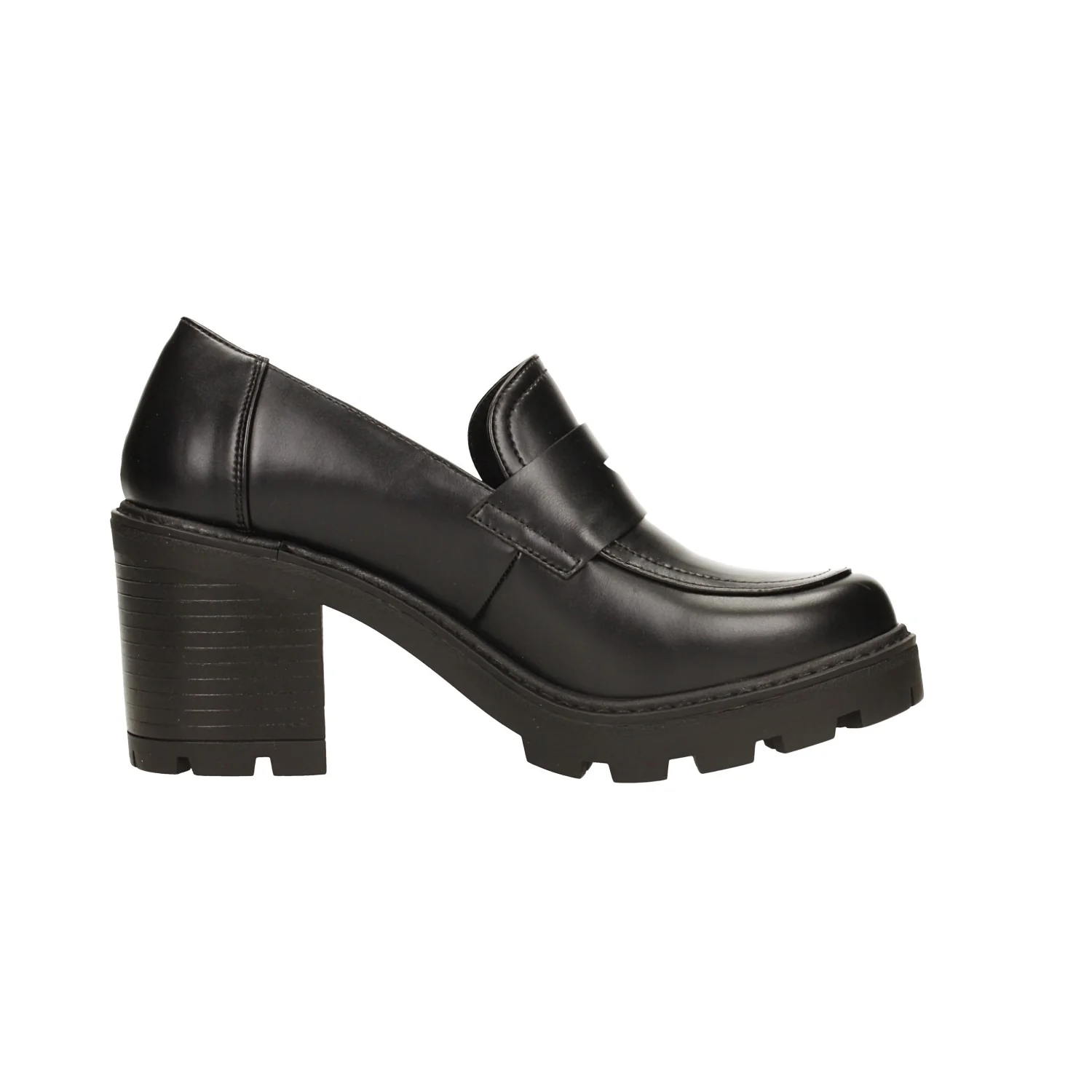 Pumps mocassino con tacco largo alto 7cm - Image 5