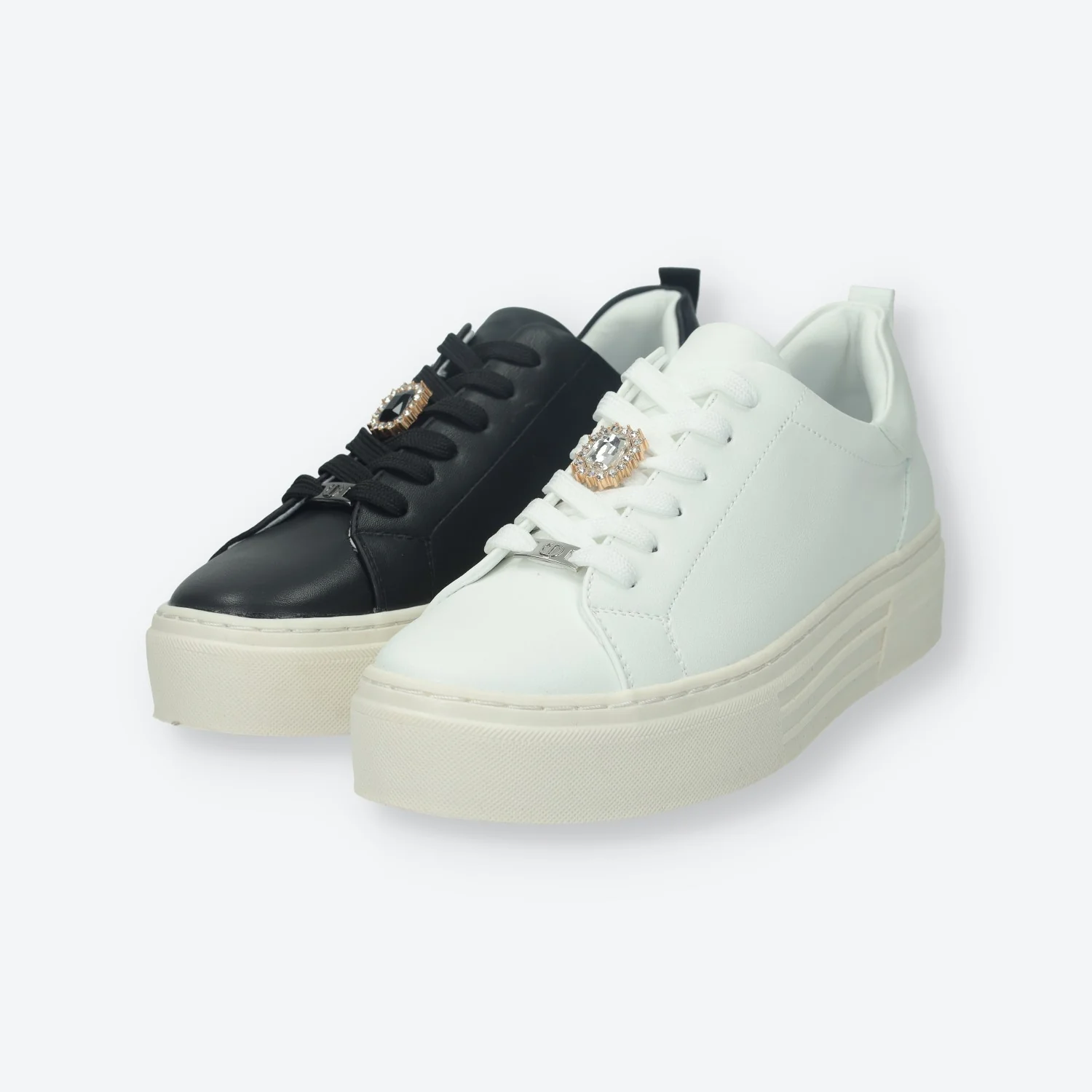 Sneakers con dettaglio in gioiello.Tacco alto 4 cm - Image 17
