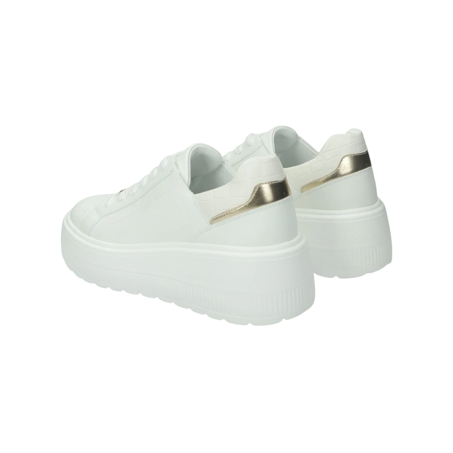 Sneakers con inserti in tessuto.Tacco alto 5cm - Image 11