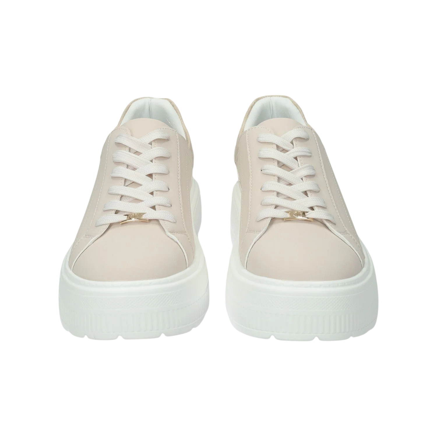 Sneakers con inserti in tessuto.Tacco alto 5cm - Image 3